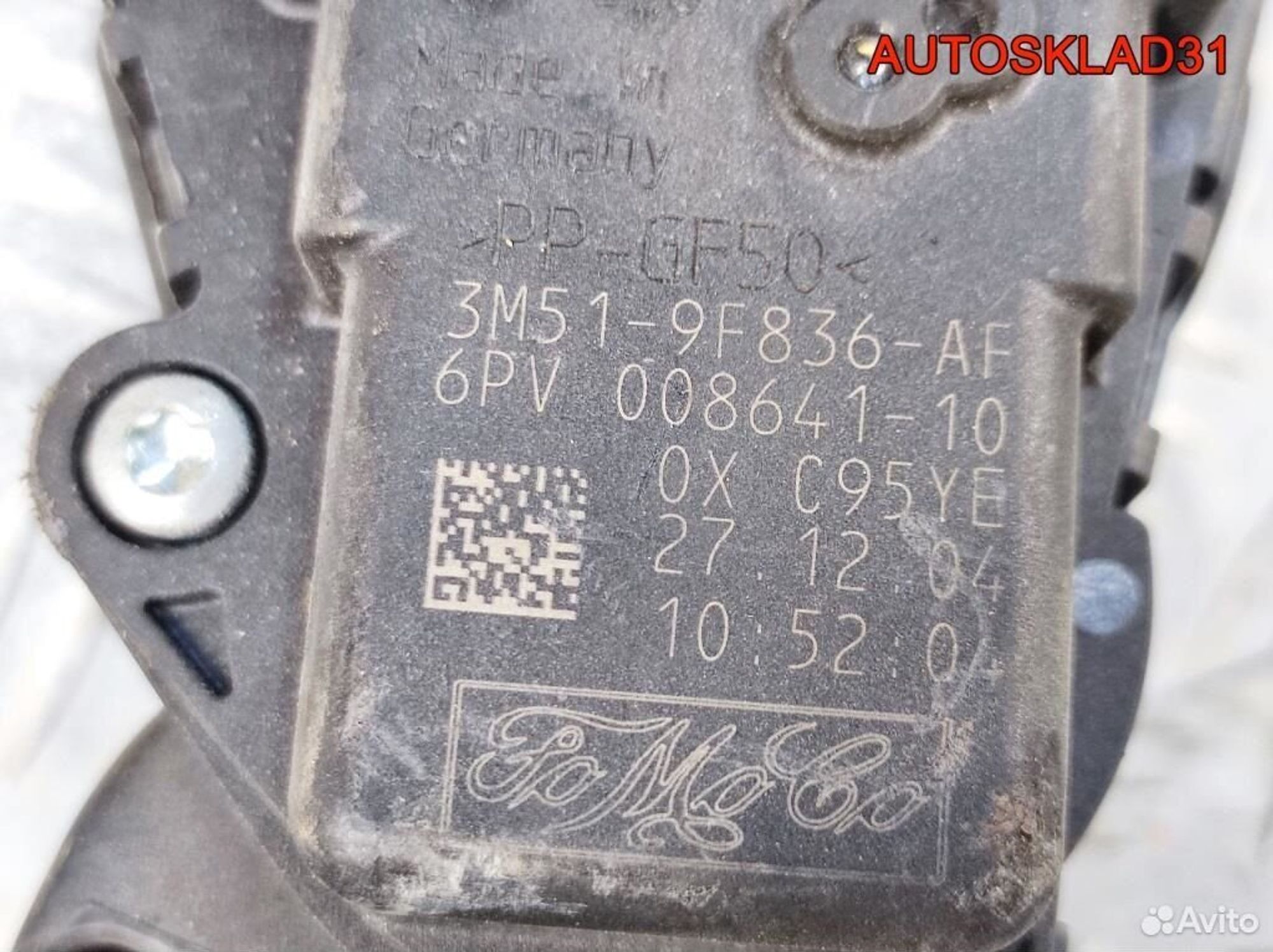 Педаль газа Ford C-MAX 3M519F836AF, 2600 рублей, Дубовое