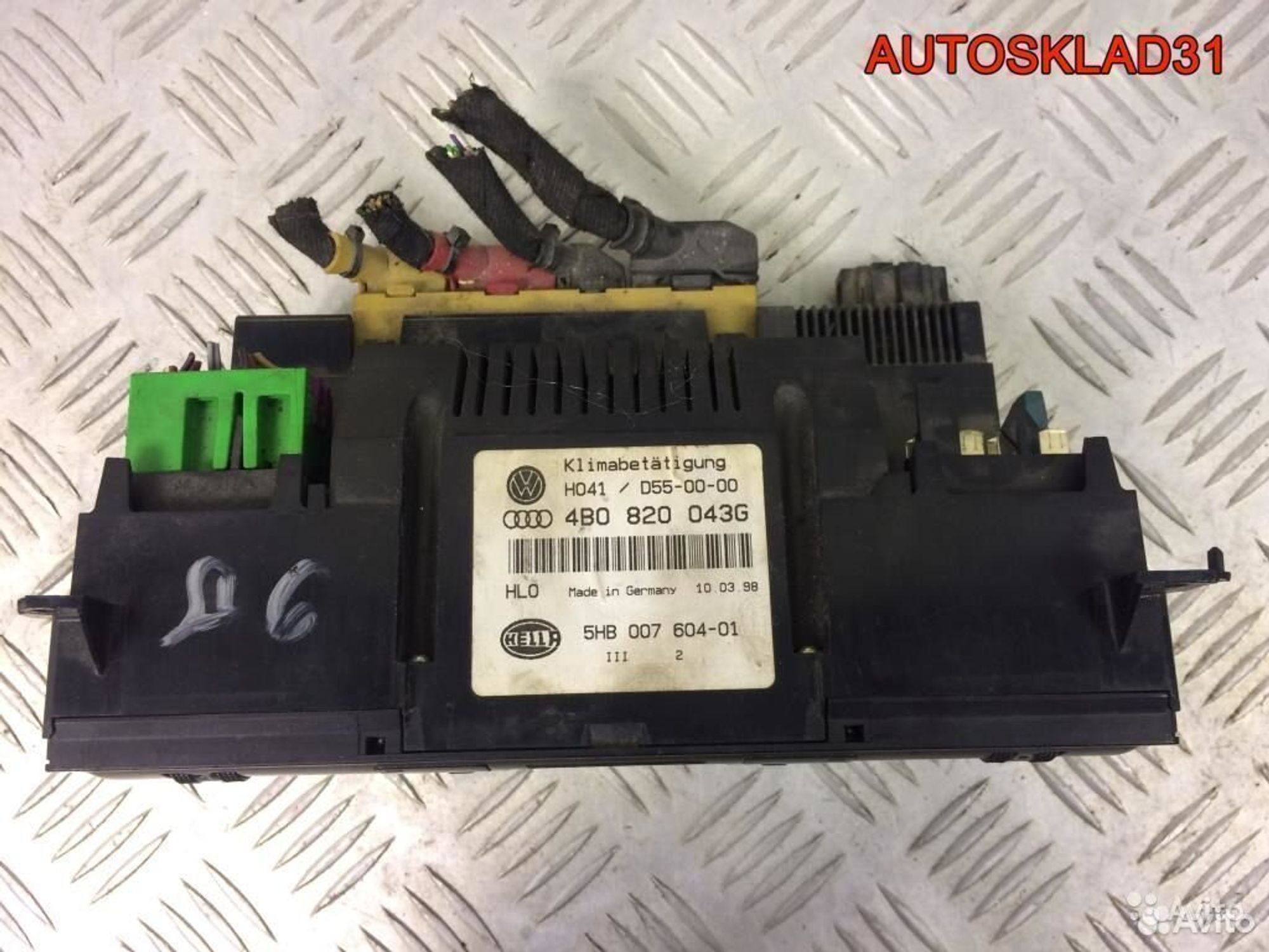 Блок управления климата Audi A6 C5 4B0820043G, 3600 рублей, Дубовое