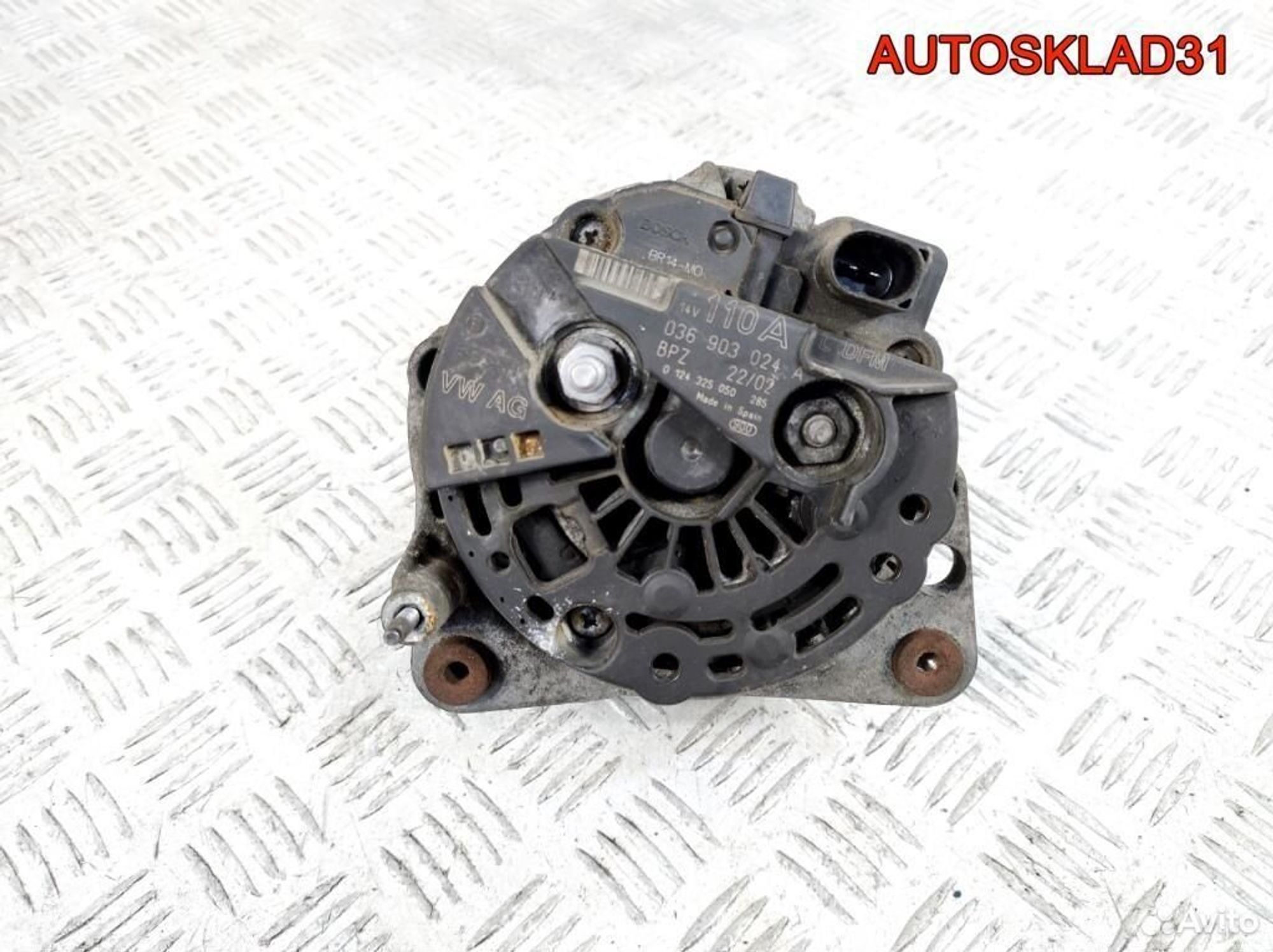 Генератор Volkswagen Golf 4 1.6 BAD 036903024A, 5200 рублей, Дубовое