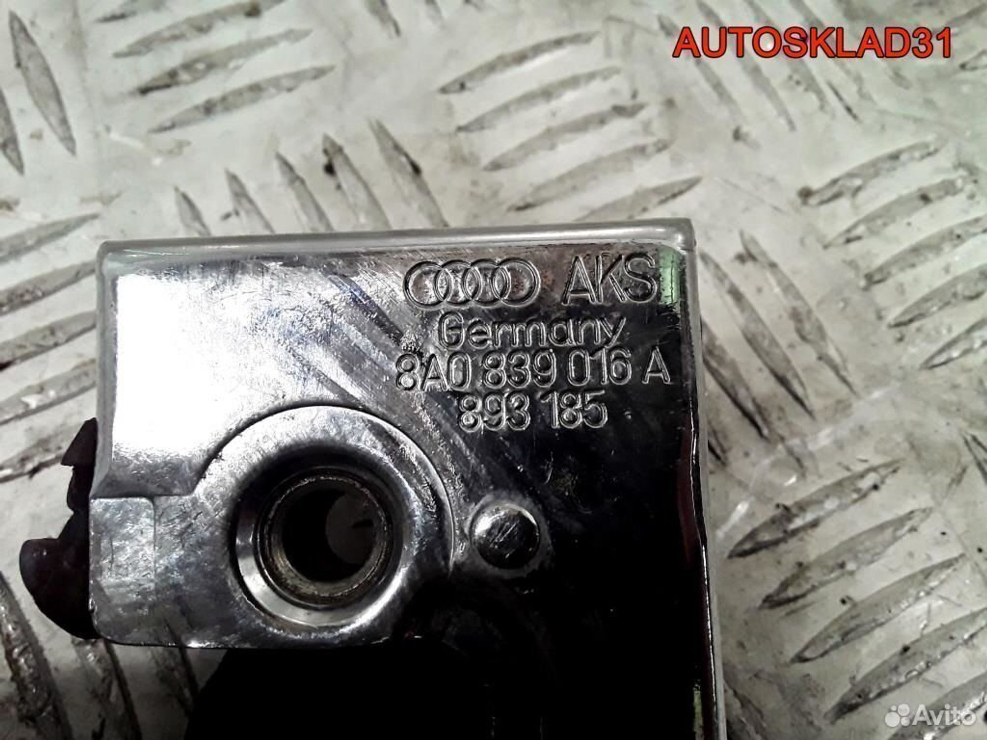 Замок двери задней правой Audi 80 B4 8A0839016A, 1700 рублей, Дубовое
