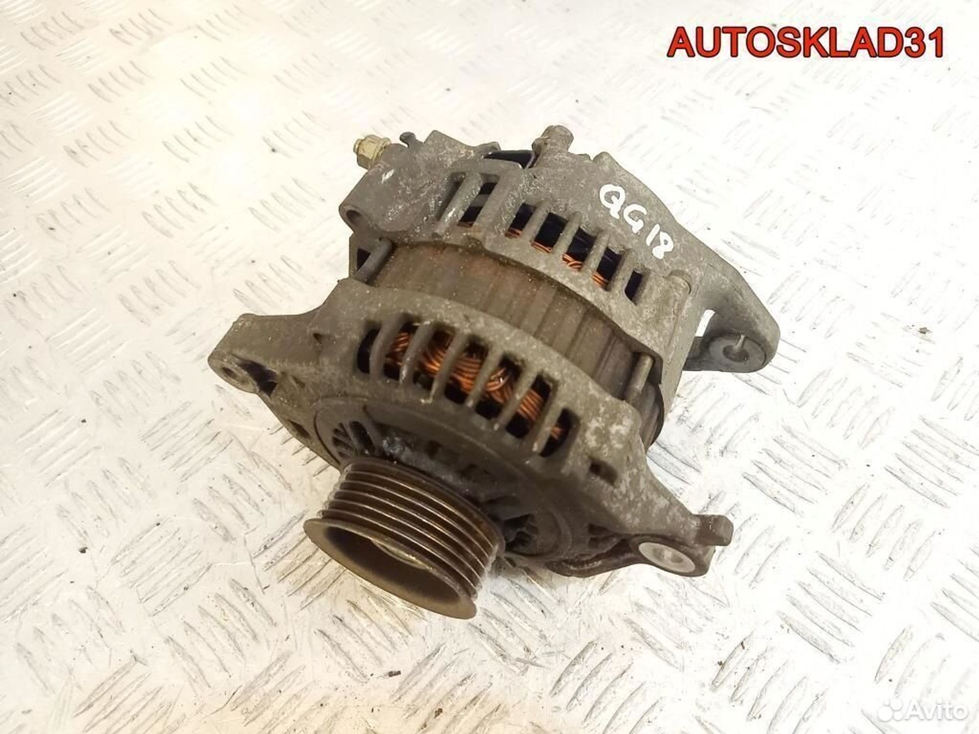 Генератор Nissan Almera N16 1.8 QG18 23100AU000, 6500 рублей, Дубовое