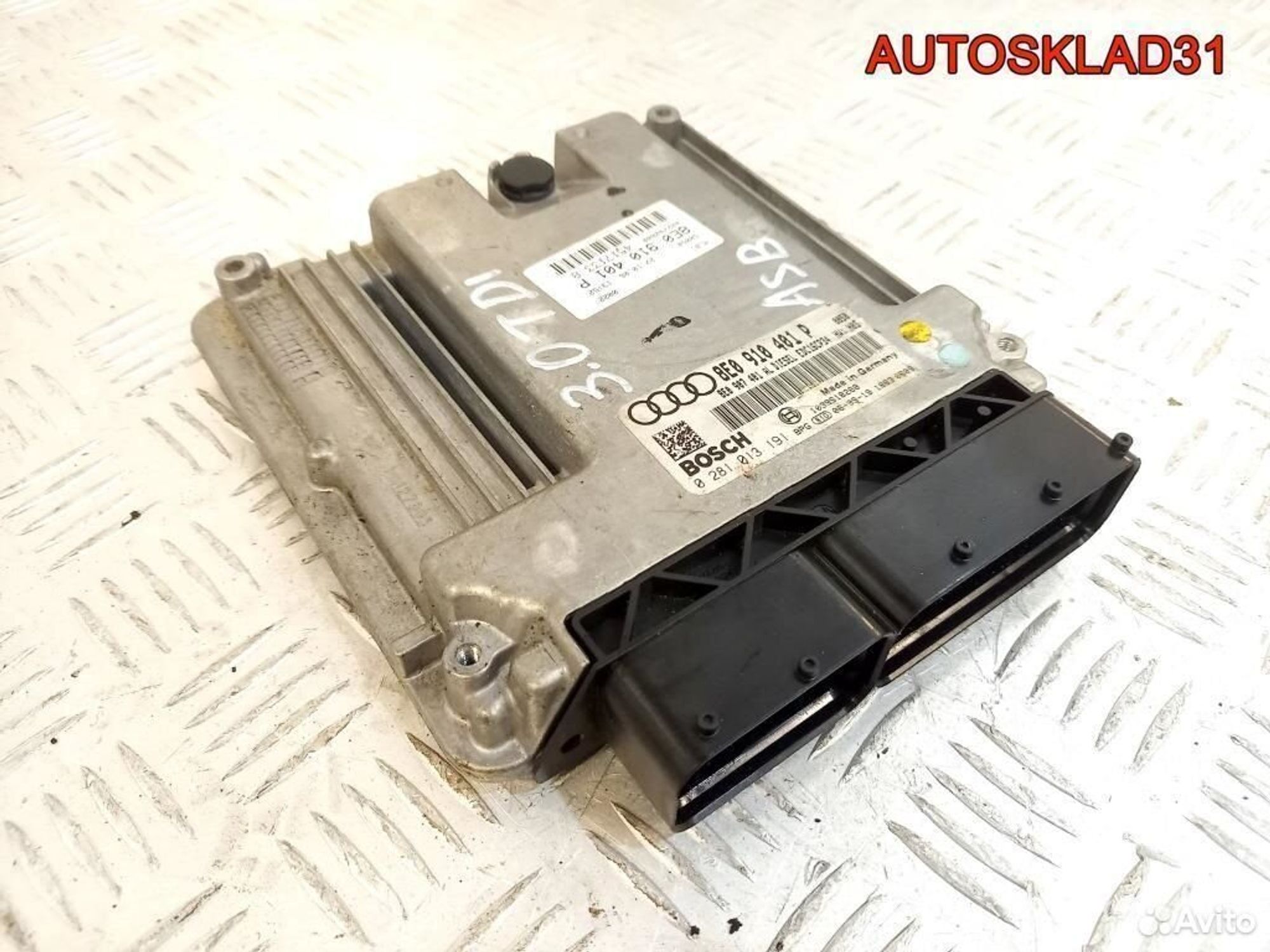 Блок эбу Audi A4 B7 3.0 ASB 8E0910401P Дизель, 29200 рублей, Дубовое