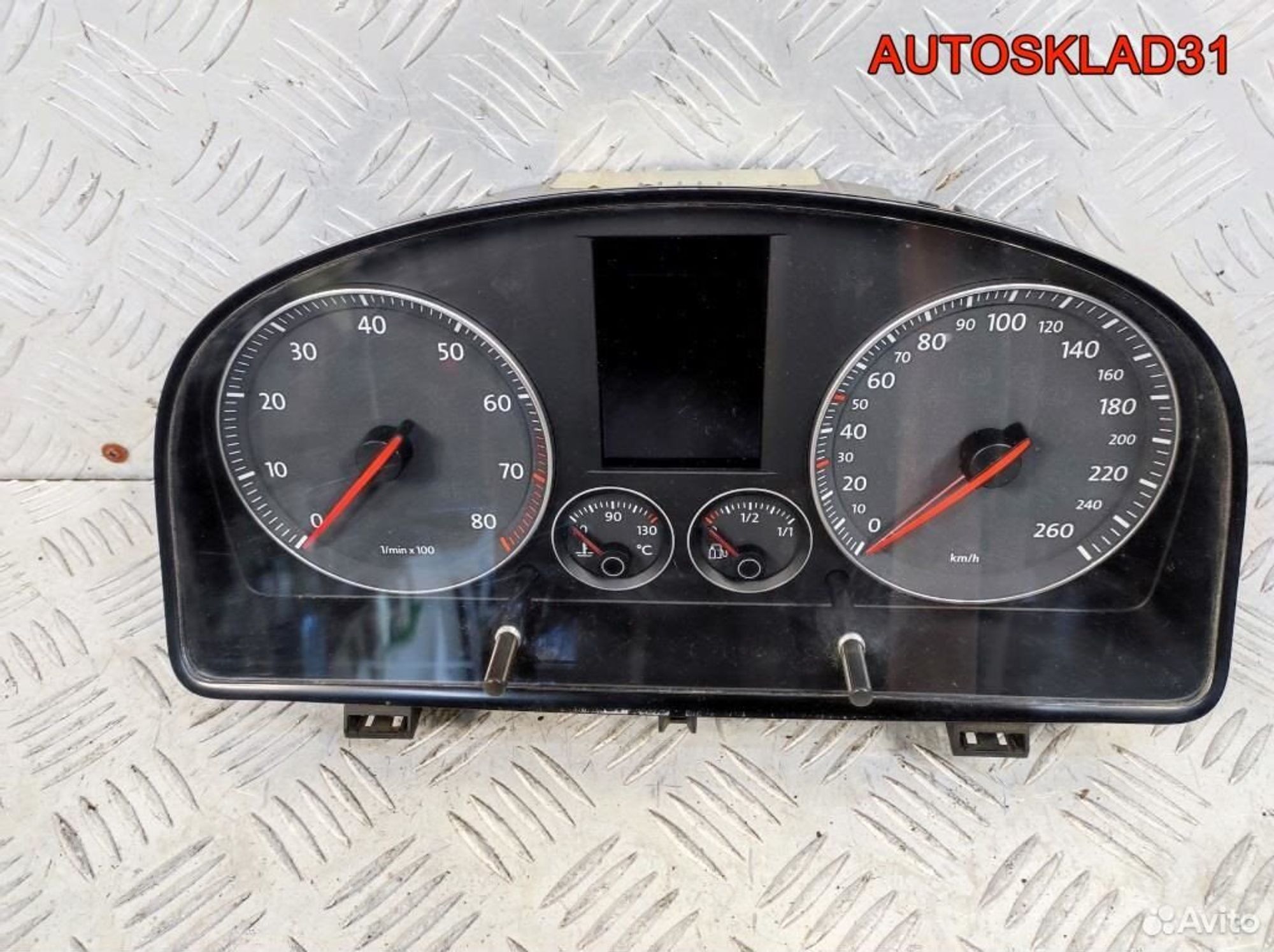 Панель приборов VW Touran 1T0920872B Бензин, 8100 рублей, Дубовое