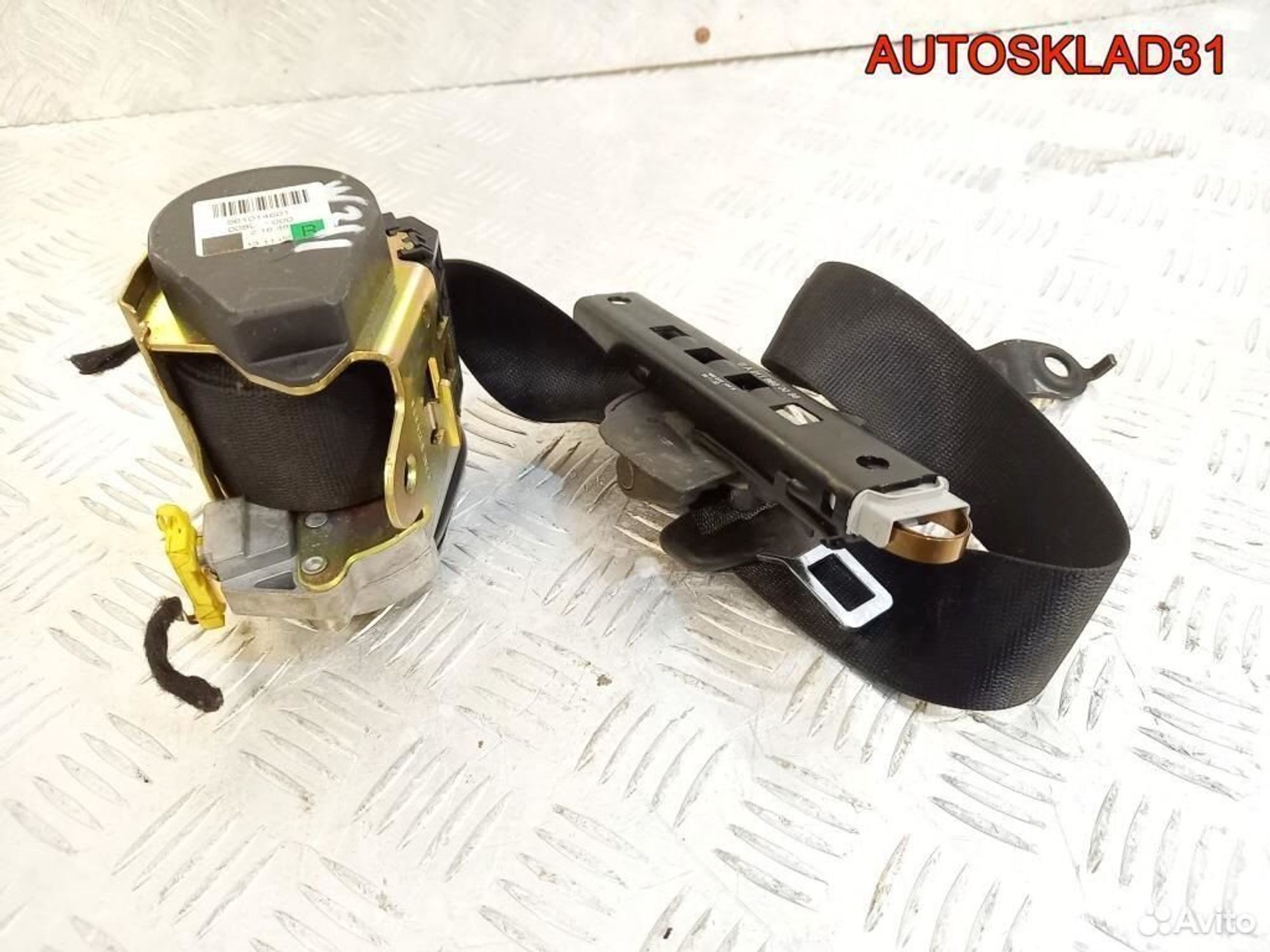 Ремень безопасности Mercedes Benz W211 A2118608085, 2900 рублей, Дубовое