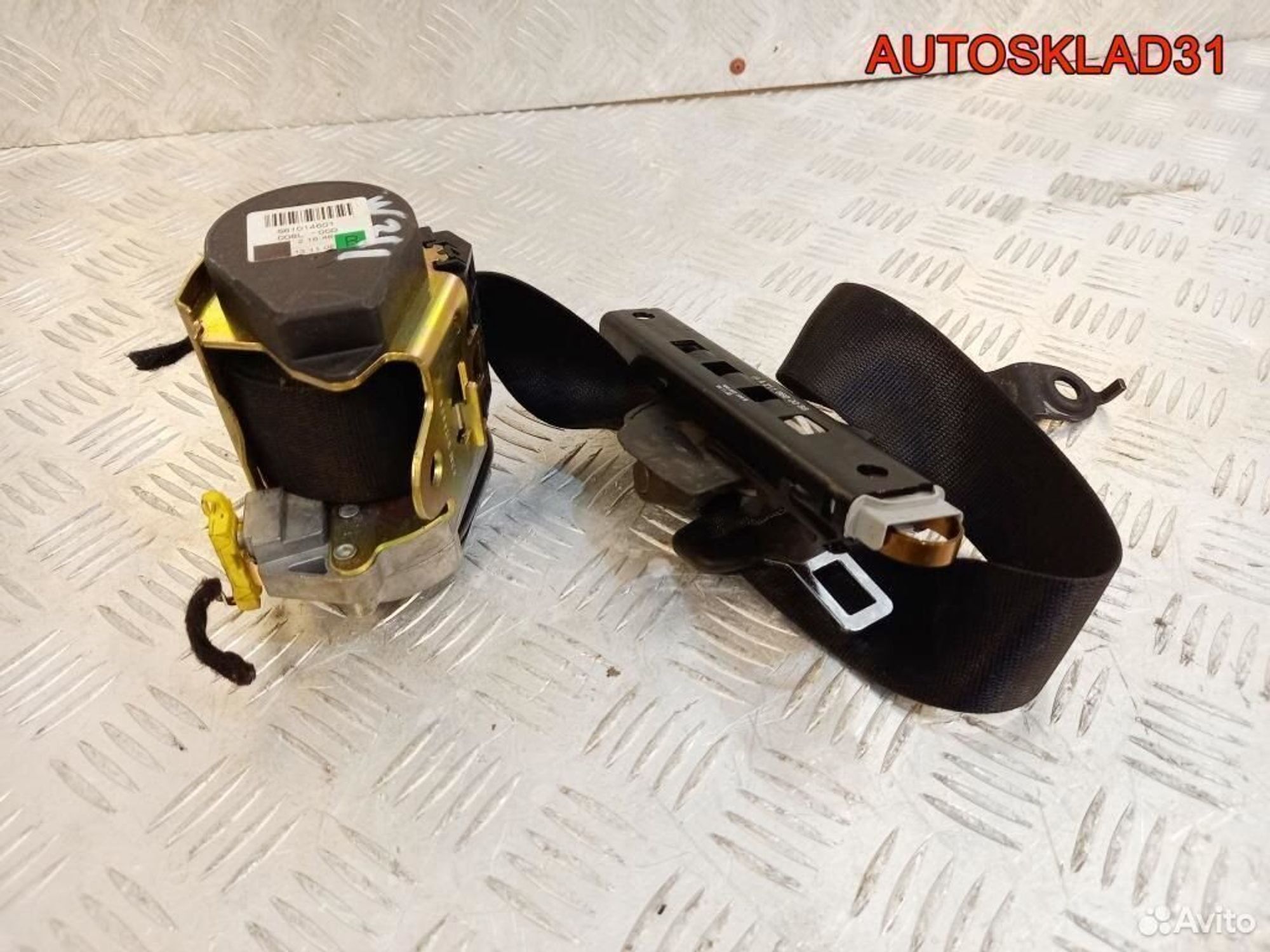 Ремень безопасности Mercedes Benz W211 A2118608085, 2900 рублей, Дубовое