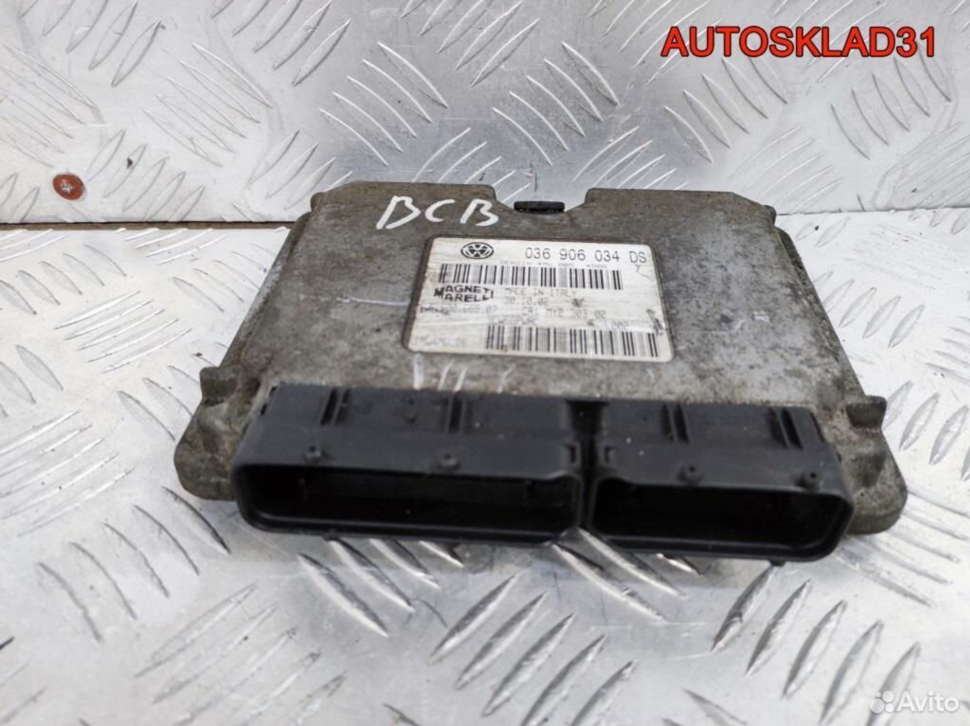 Блок эбу Volkswagen Golf 4 BCB 036906034DS Бензин, 2500 рублей, Дубовое