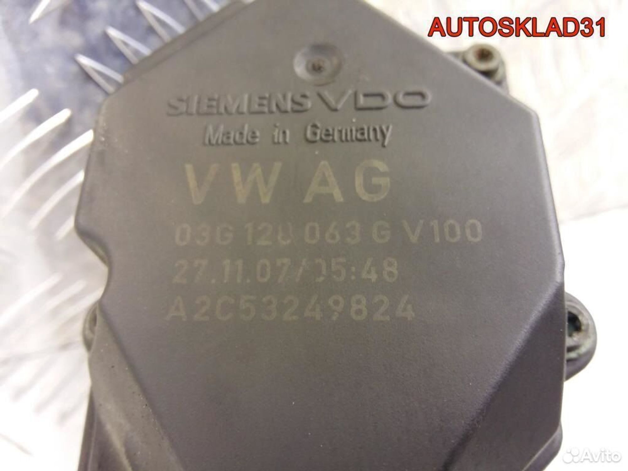 Заслонка дроссельная VW Passat B6 BMP 03G128063G, 4600 рублей, Дубовое