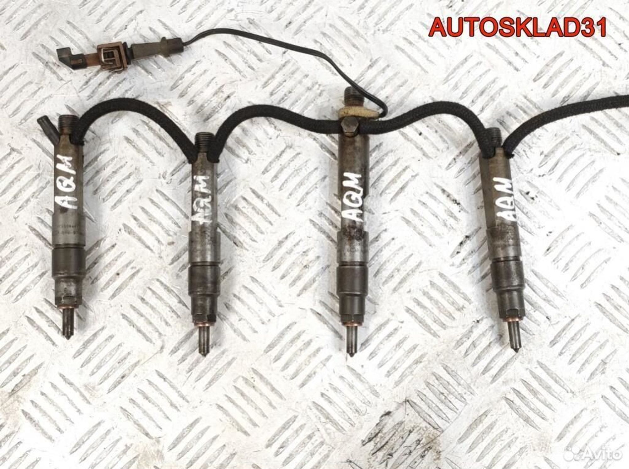 Форсунка дизельная VW Golf 4 1,9 AQM 028130203F, 8100 рублей, Дубовое