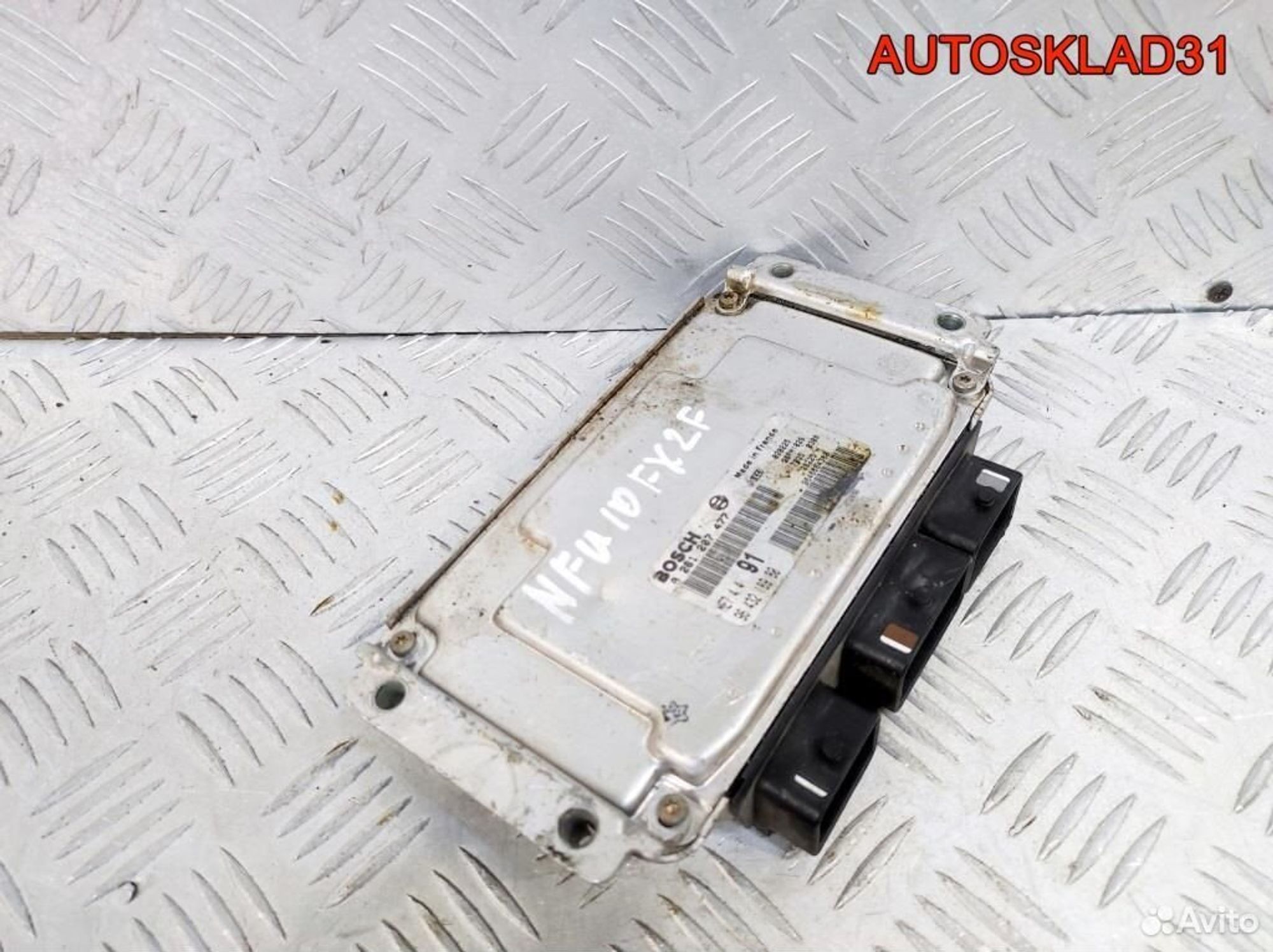 Блок эбу Peugeot 206 NFU10FX2F 9643218980 Бензин, 5200 рублей, Дубовое