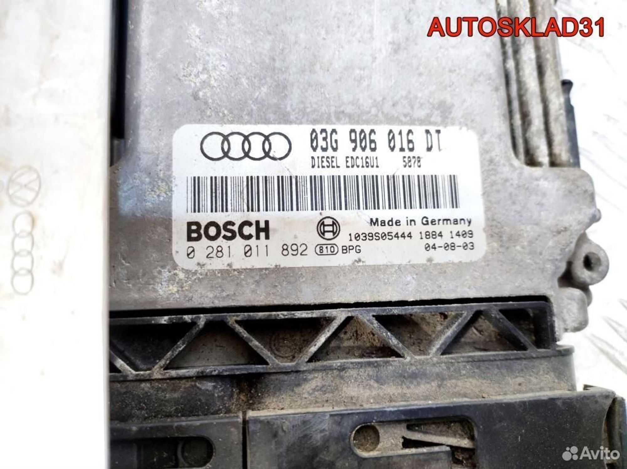 Блок ЭБУ VW Golf 5 2.0 BKD Дизель 03G906016DT, 2000 рублей, Дубовое