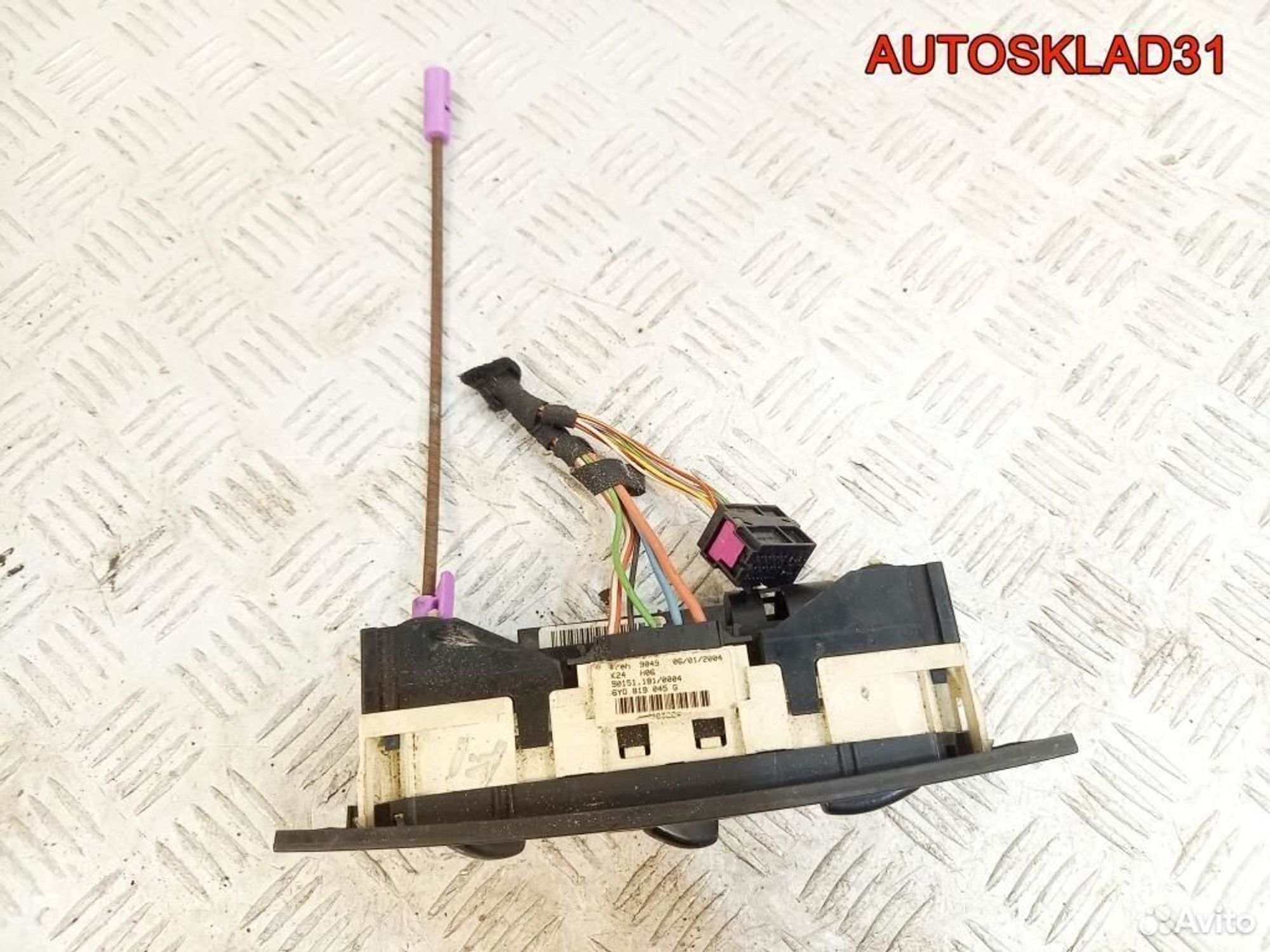Блок управления отопителем Skoda Fabia 6Y0819045G, 2400 рублей, Дубовое