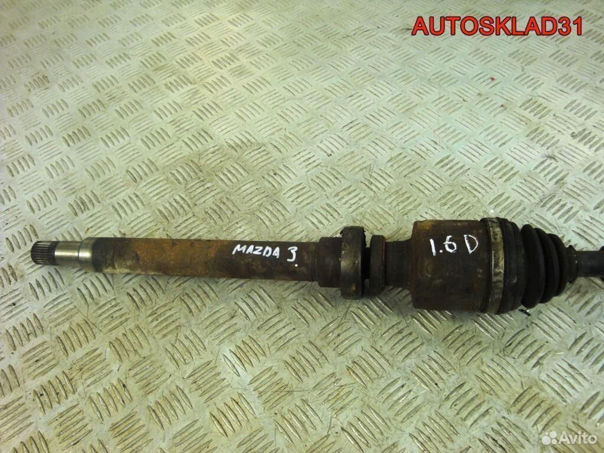 Привод передний правый Mazda 3 BK 1.6 дизель, 10200 рублей, Дубовое