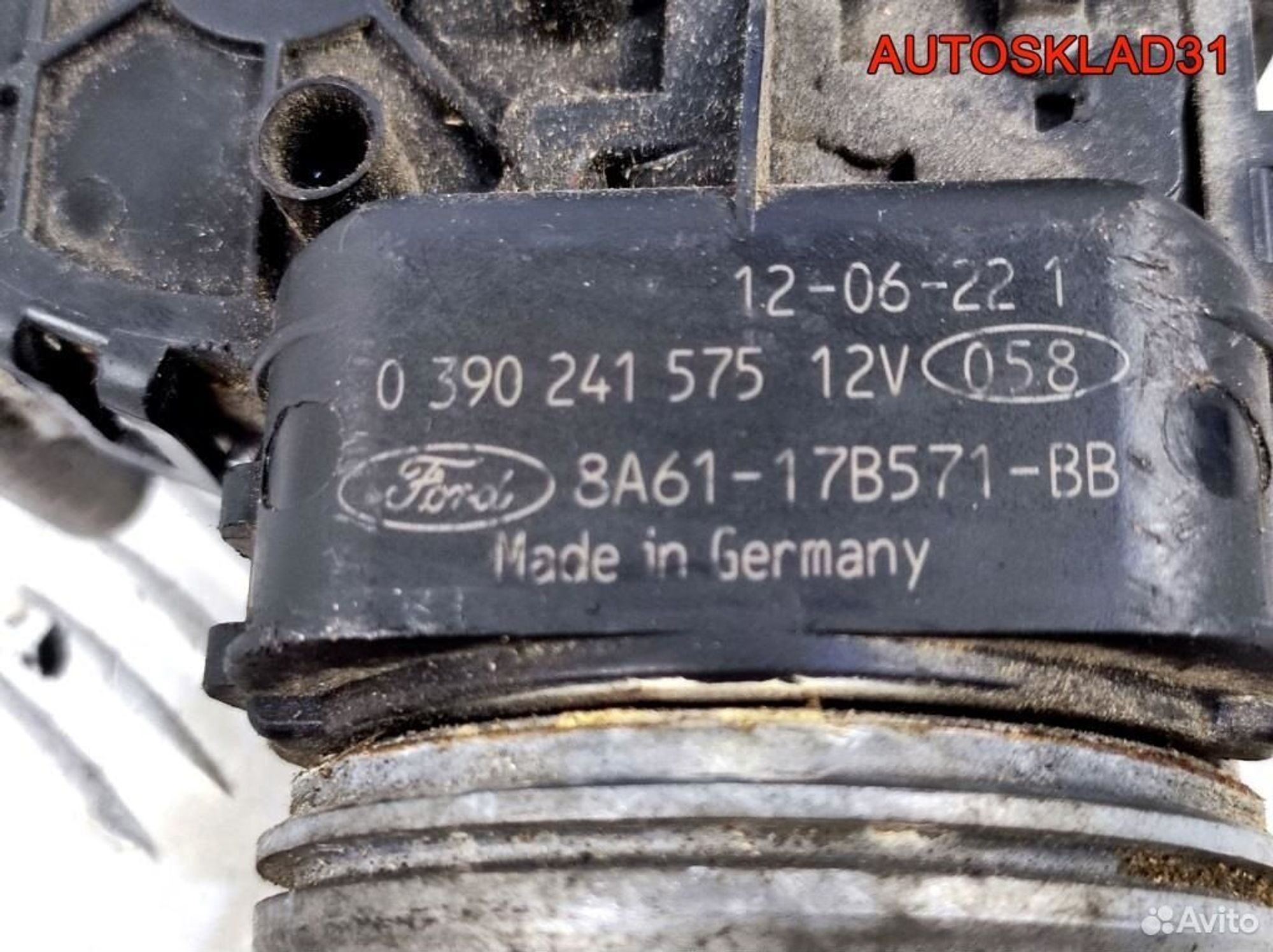 Моторчик стеклоочистителя Ford Fiesta 8A6117B571BB, 2100 рублей, Дубовое