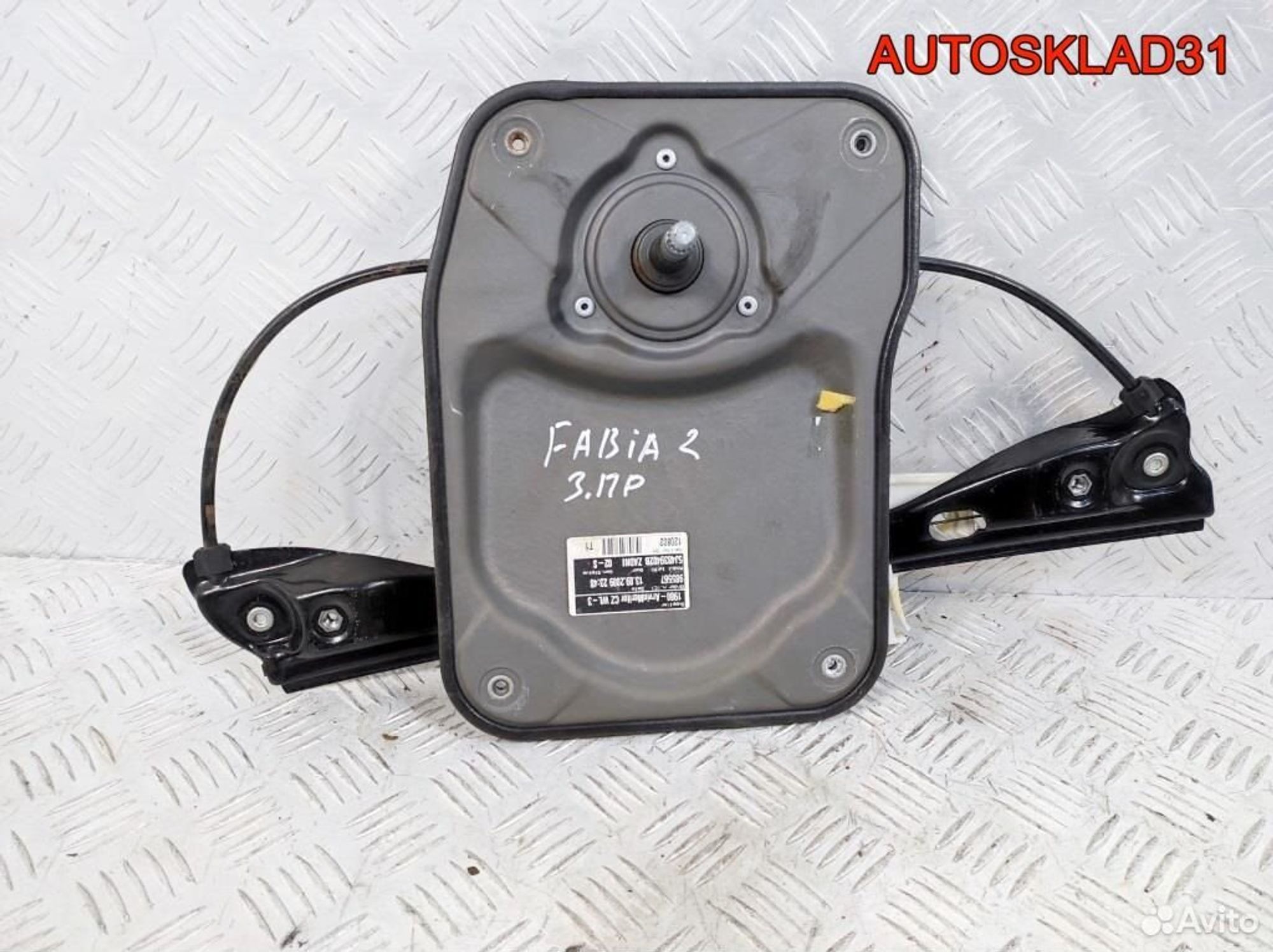 Стеклоподъемник механ. задний правый Skoda Fabia 2, 900 рублей, Дубовое