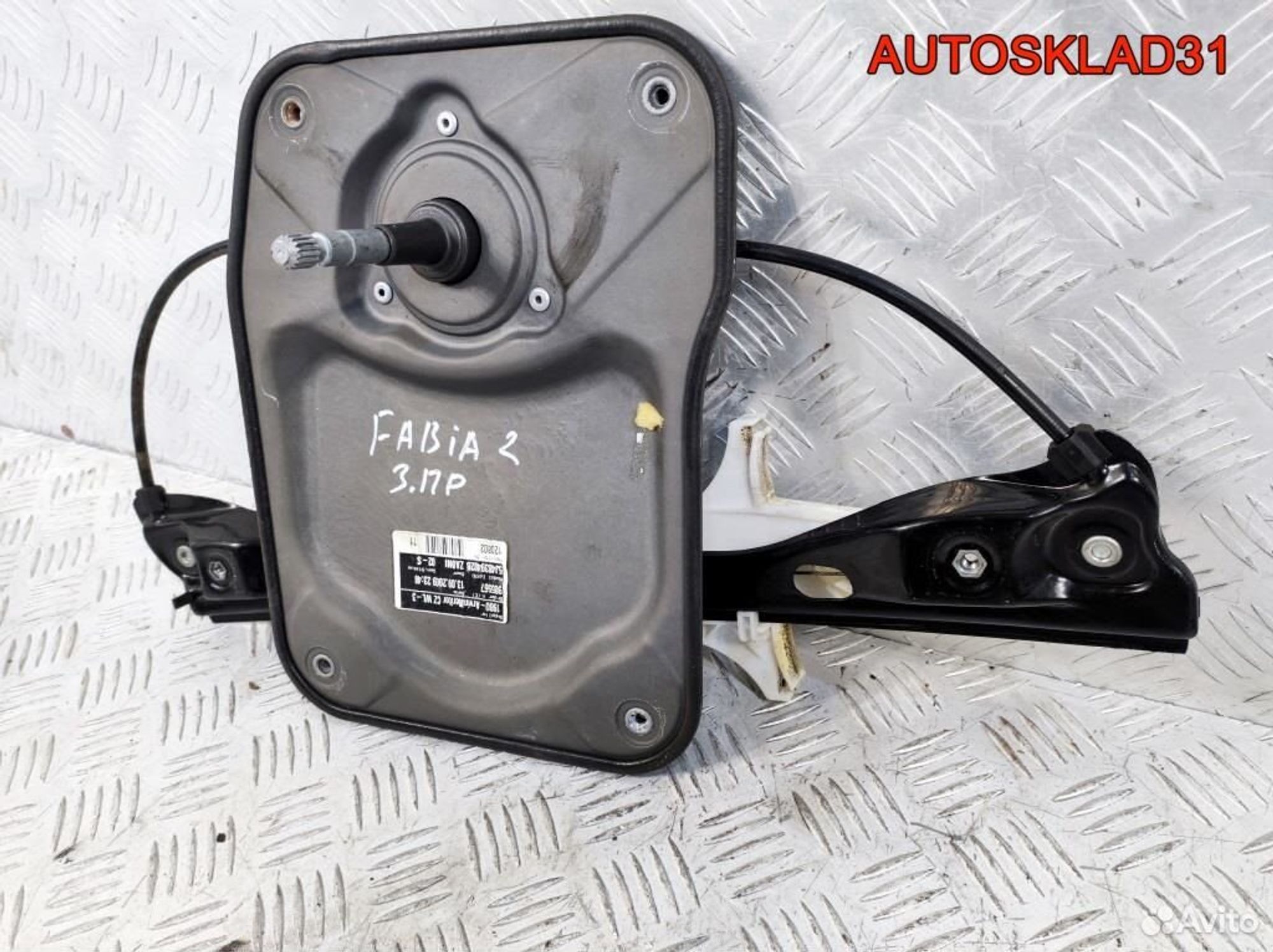 Стеклоподъемник механ. задний правый Skoda Fabia 2, 900 рублей, Дубовое