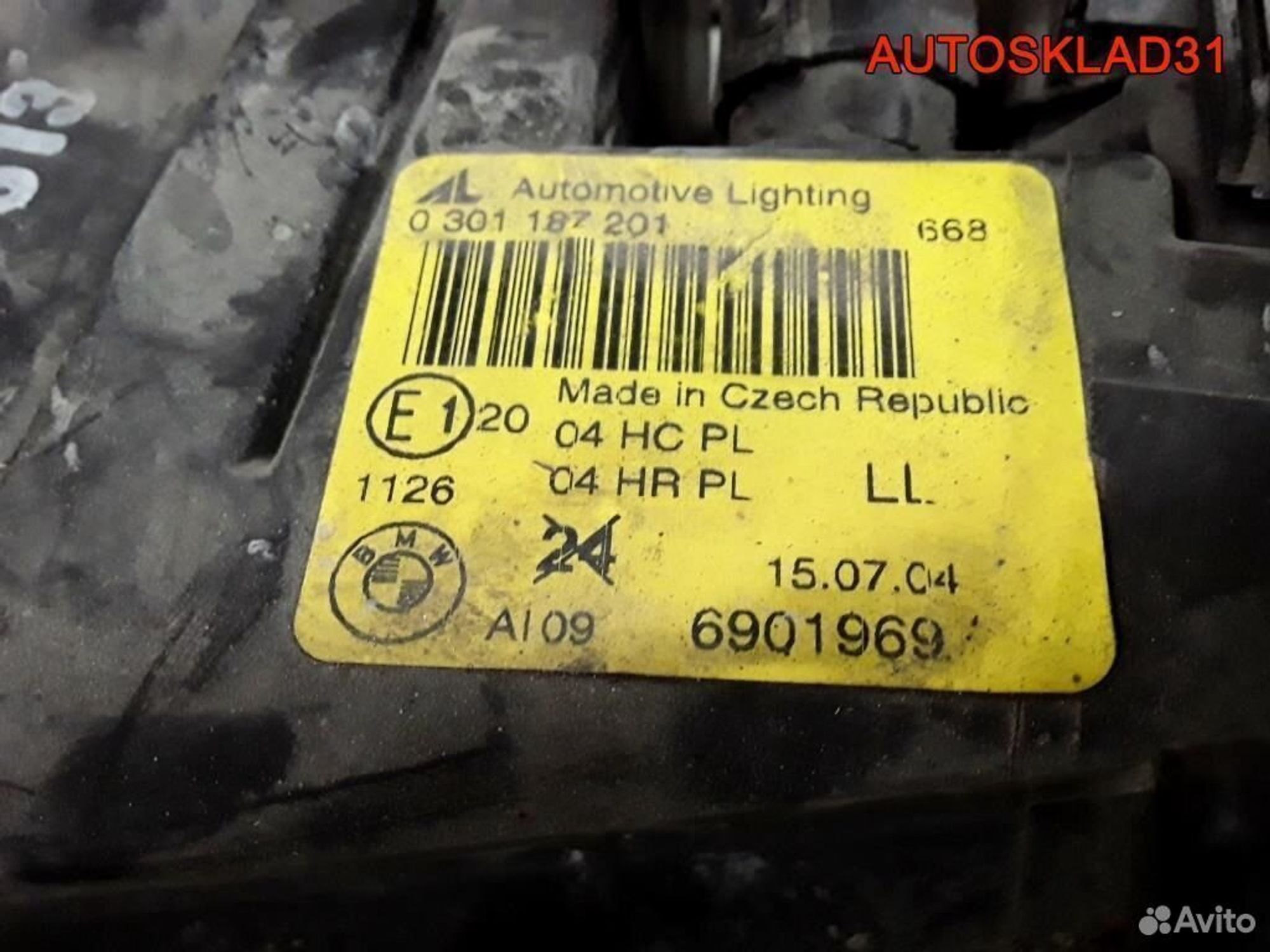 Фара левая BMW E46 Компакт 63126901969, 3600 рублей, Дубовое