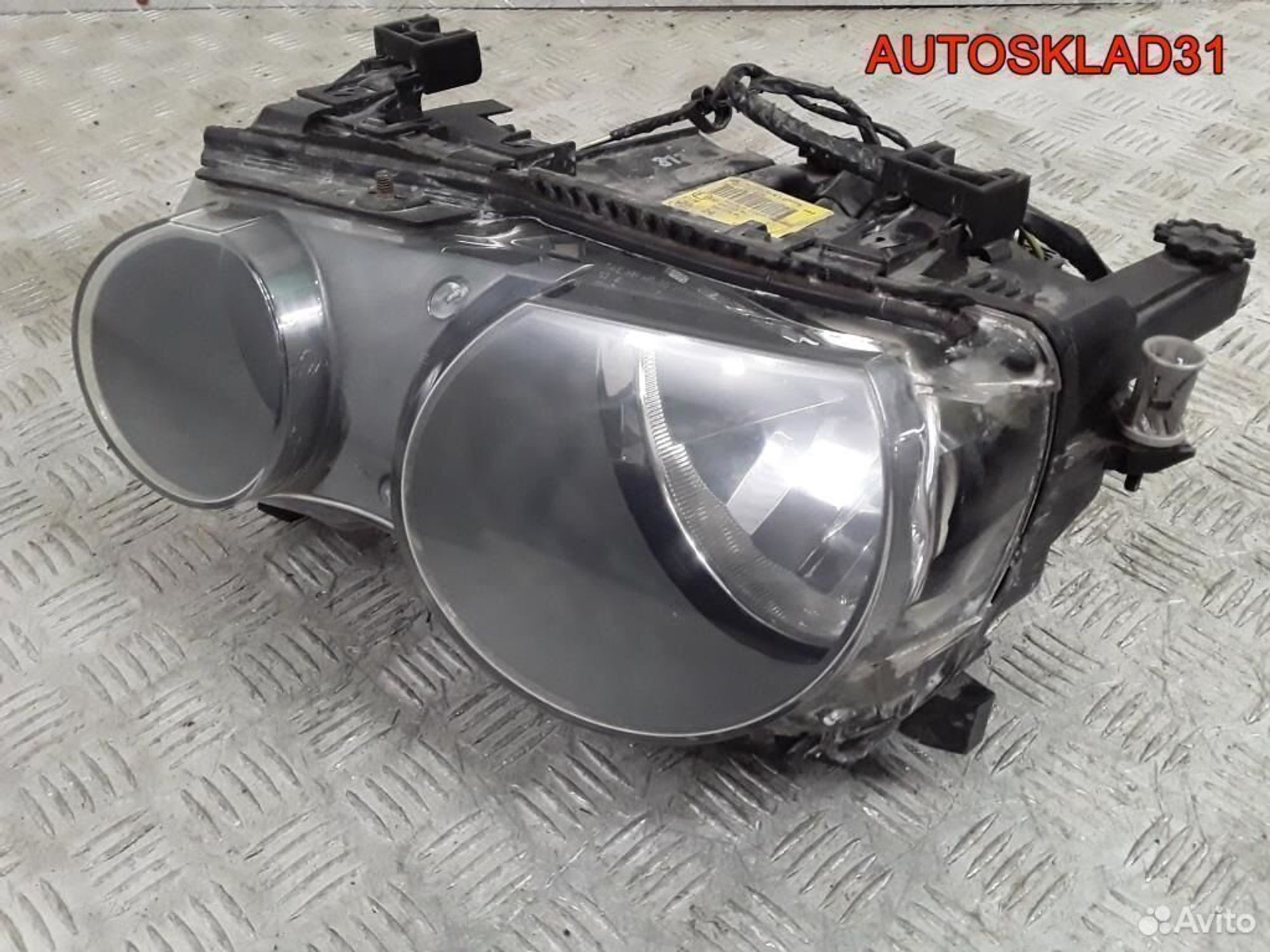 Фара левая BMW E46 Компакт 63126901969, 3600 рублей, Дубовое