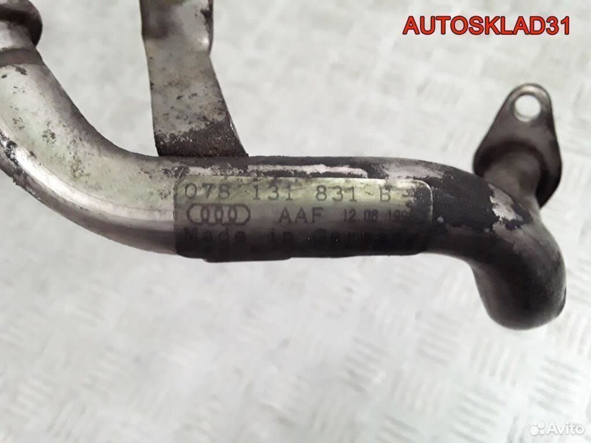 Трубка картерных газов Audi A6 C5 078131831B, 900 рублей, Дубовое