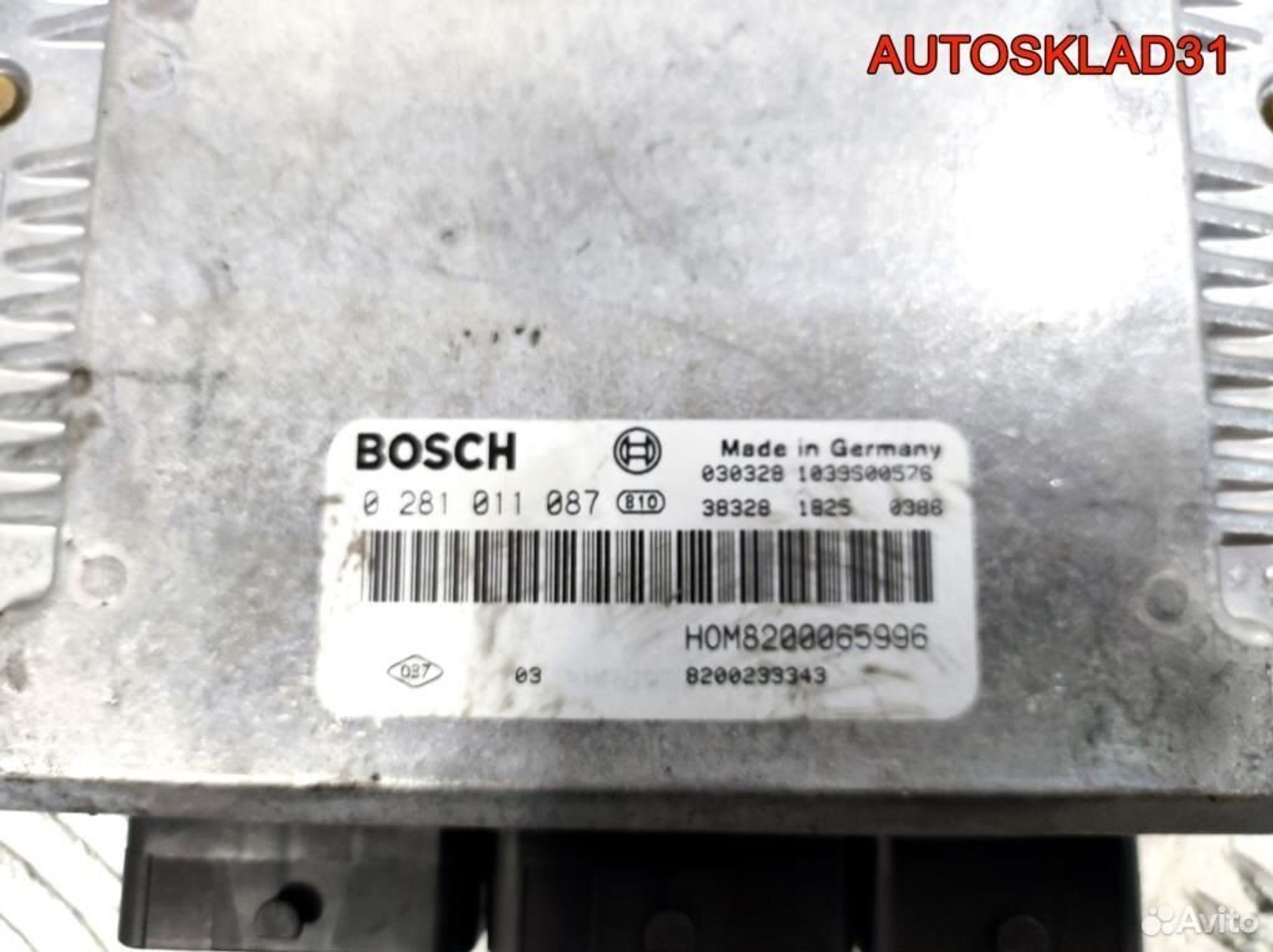 Блок эбу Volvo S40 19 DCI F9Q 0281011087, 5200 рублей, Дубовое