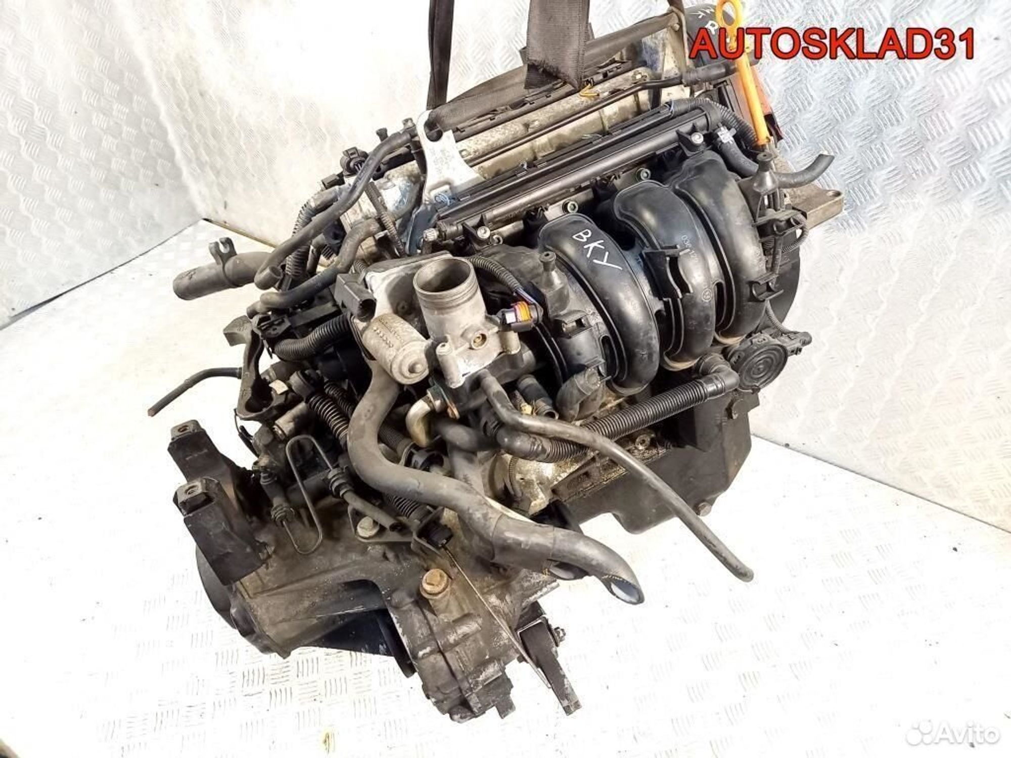 Двигатель BKY VW Polo 2001-2009 1.4 Бензин, 45000 рублей, Дубовое