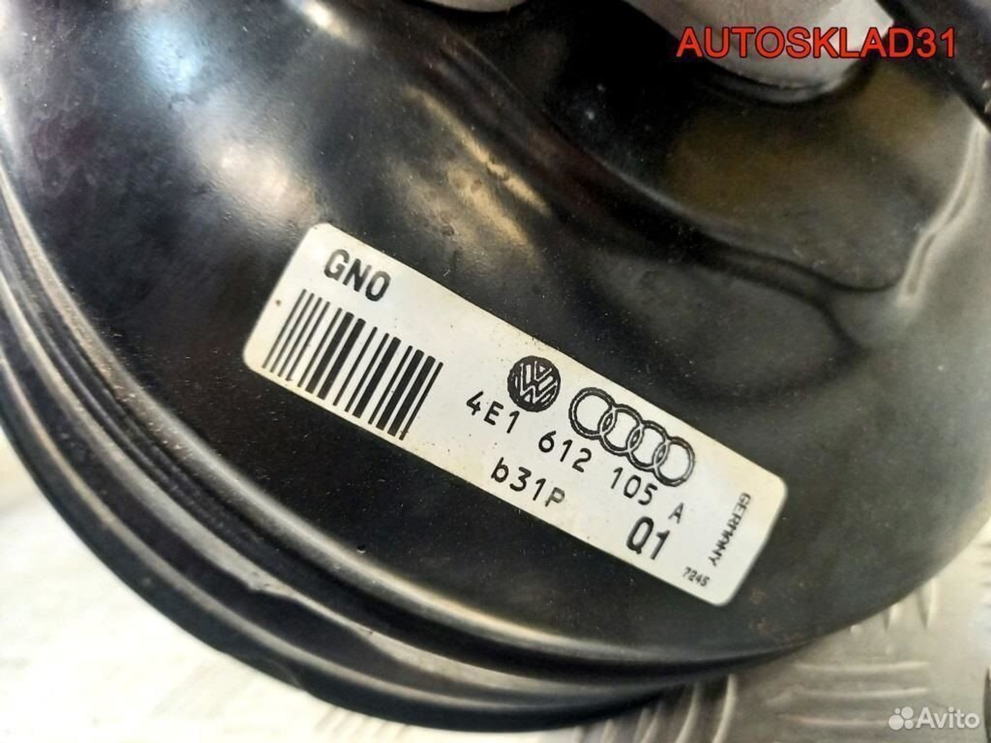 Усилитель тормозов вакуумный Audi A8 4E 4E1612105A, 5200 рублей, Дубовое