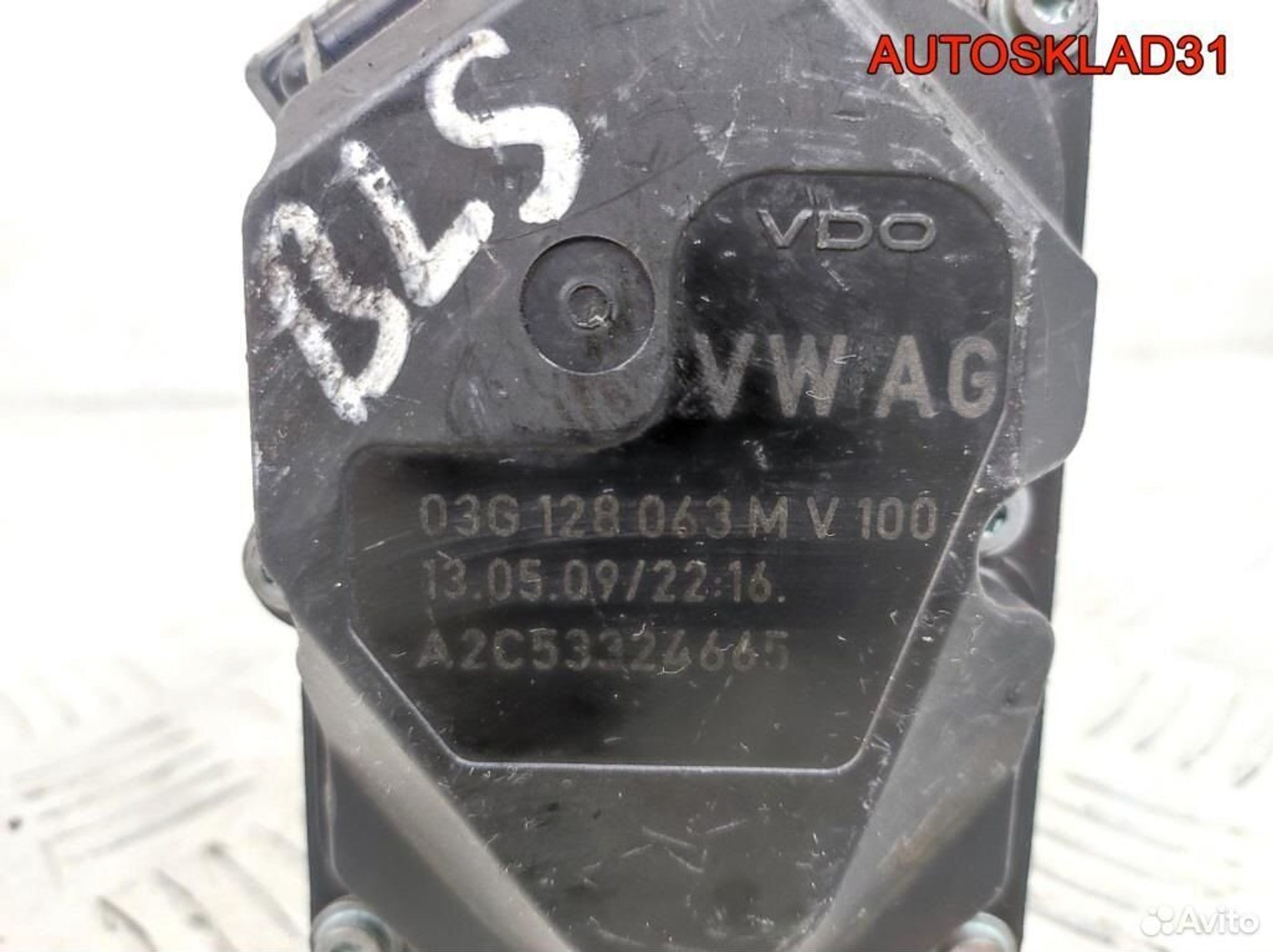 Заслонка дроссельная VW Passat B6 BLS 03G128063M, 4600 рублей, Дубовое