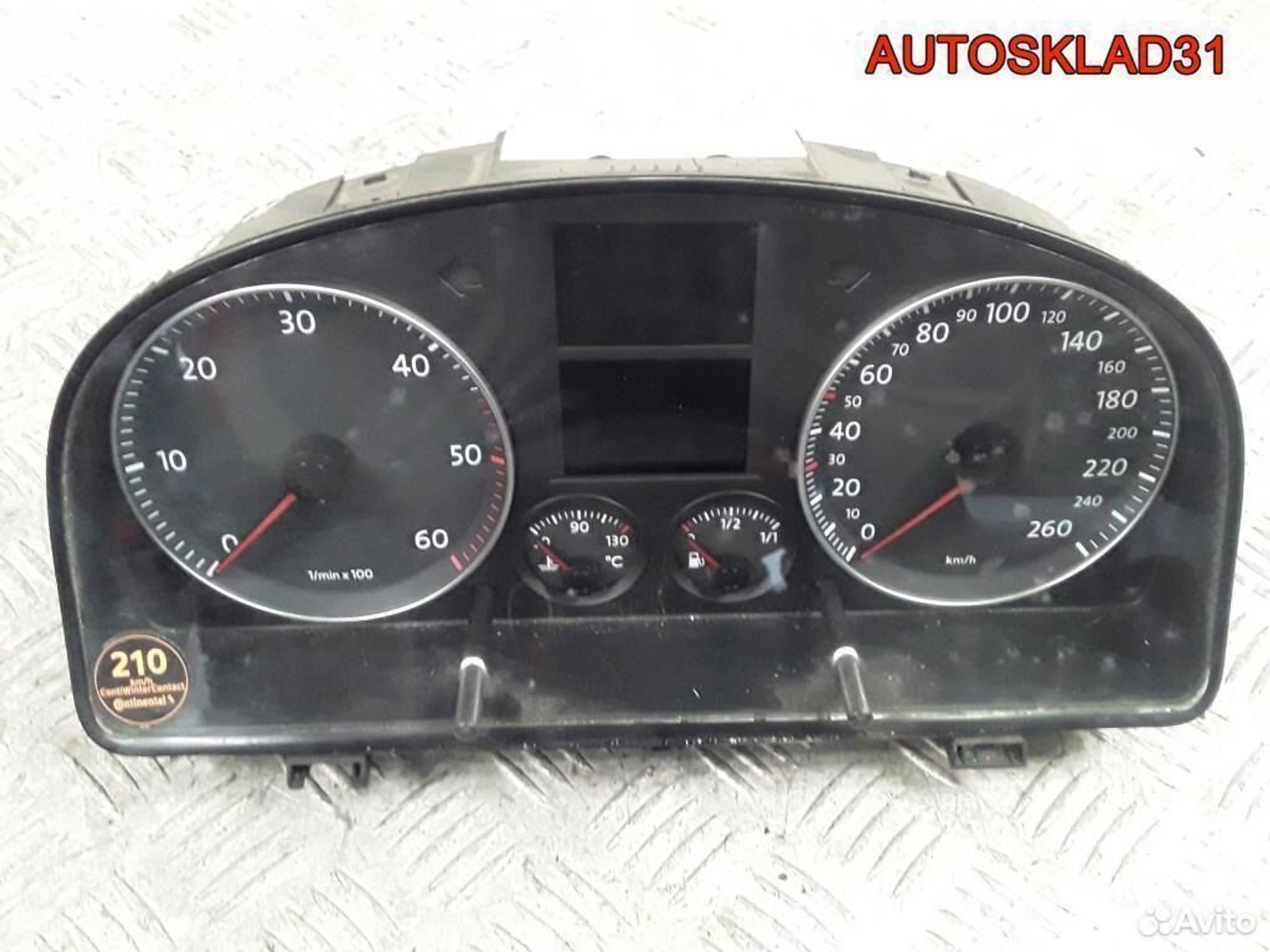 Панель приборов VW Touran 1T0920860C Дизель, 3600 рублей, Дубовое