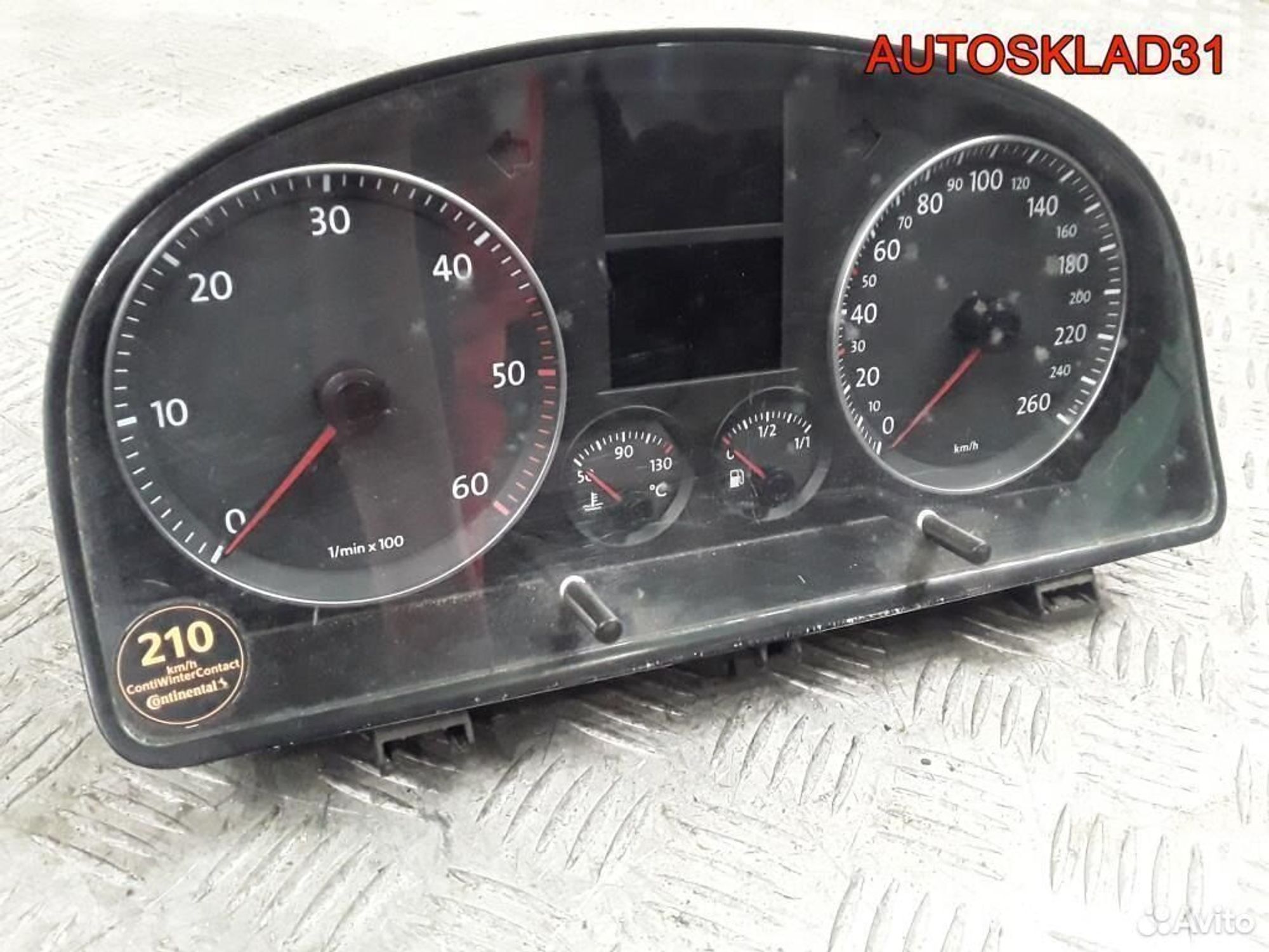 Панель приборов VW Touran 1T0920860C Дизель, 3600 рублей, Дубовое