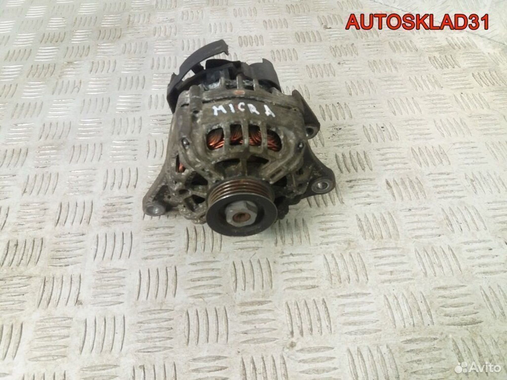 Генератор Nissan Micra K12E 1.2 23100AX62A Бензин, 4100 рублей, Дубовое