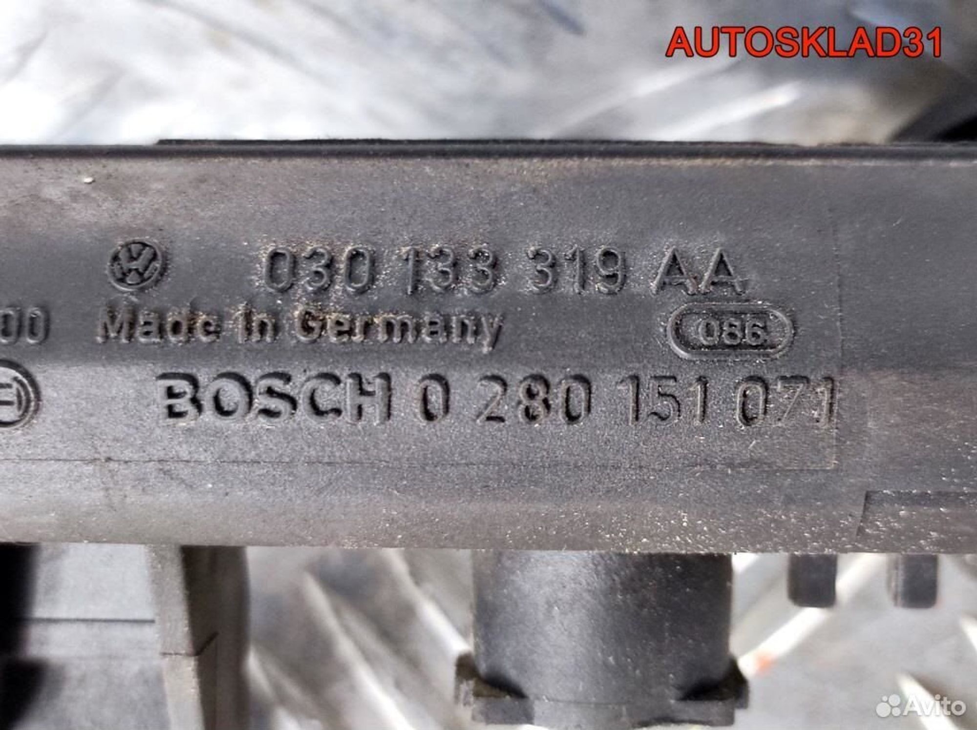 Рейка топливная VW Polo 1,4 AUD 030133319AA Бензин, 1100 рублей, Дубовое