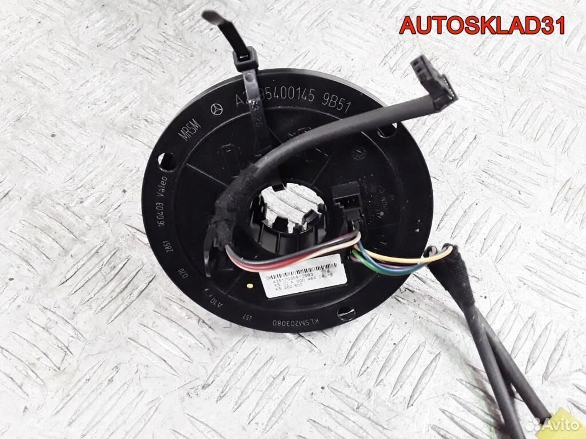 Шлейф подрулевой Mercedes Benz W203 A0004640618, 4900 рублей, Дубовое