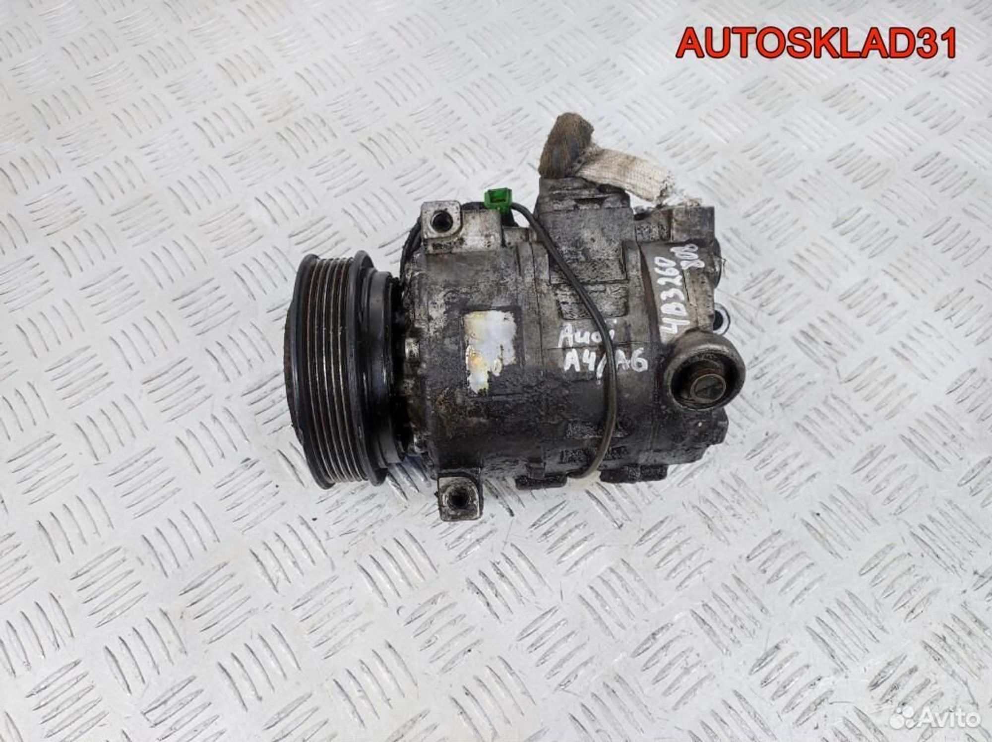 Компрессор кондиционера Audi A6 C5 4B3260808, 7200 рублей, Дубовое