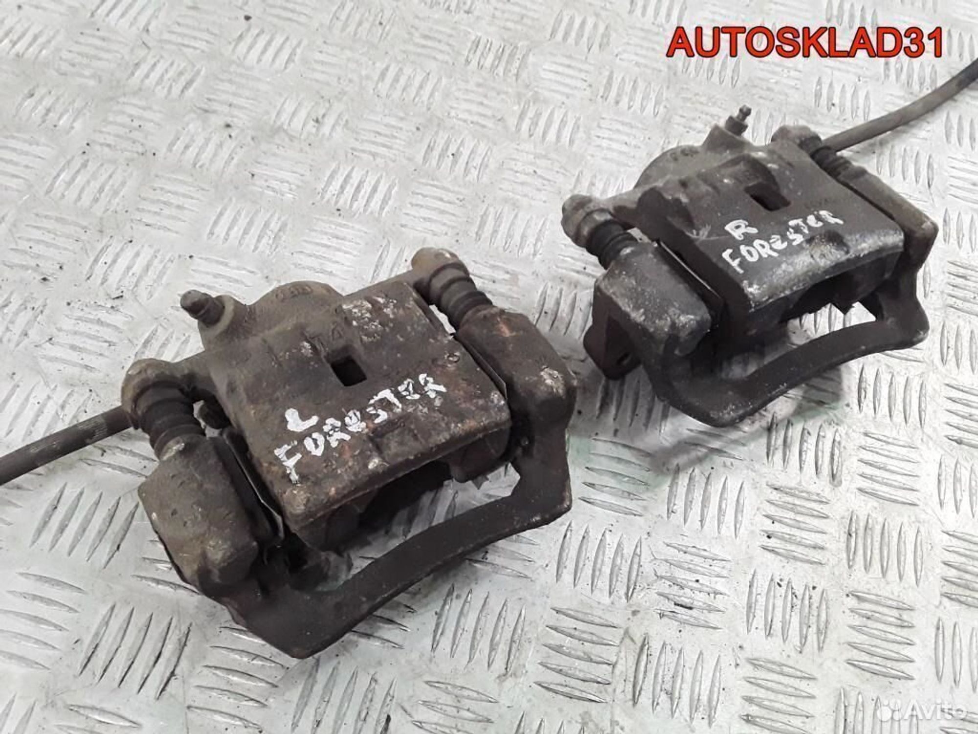 Суппорт тормозной задний Subaru Forester S12, 2600 рублей, Дубовое