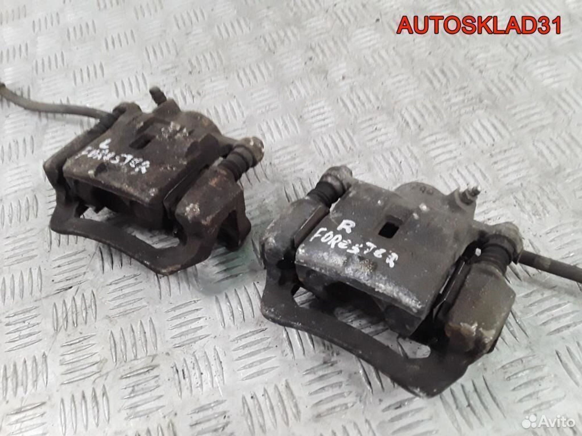 Суппорт тормозной задний Subaru Forester S12, 2600 рублей, Дубовое