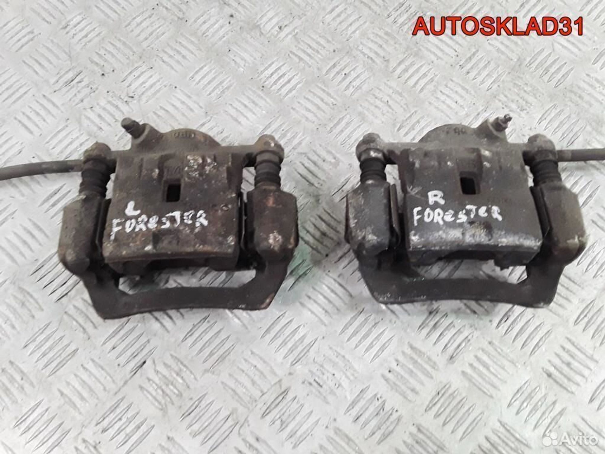 Суппорт тормозной задний Subaru Forester S12, 2600 рублей, Дубовое