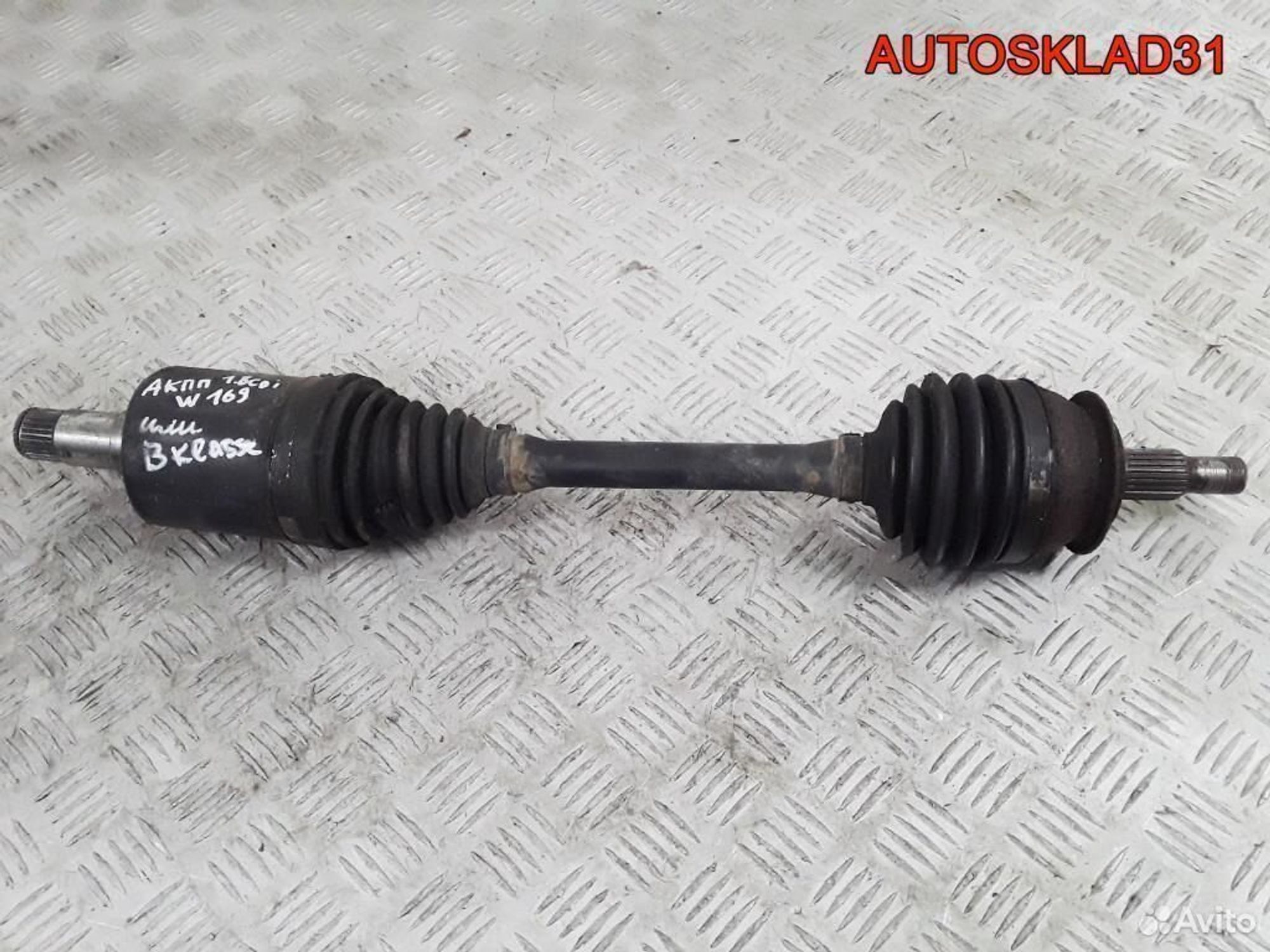 Полуось передняя левая Mercedes W169 1,8 цди АКПП, 9400 рублей, Дубовое