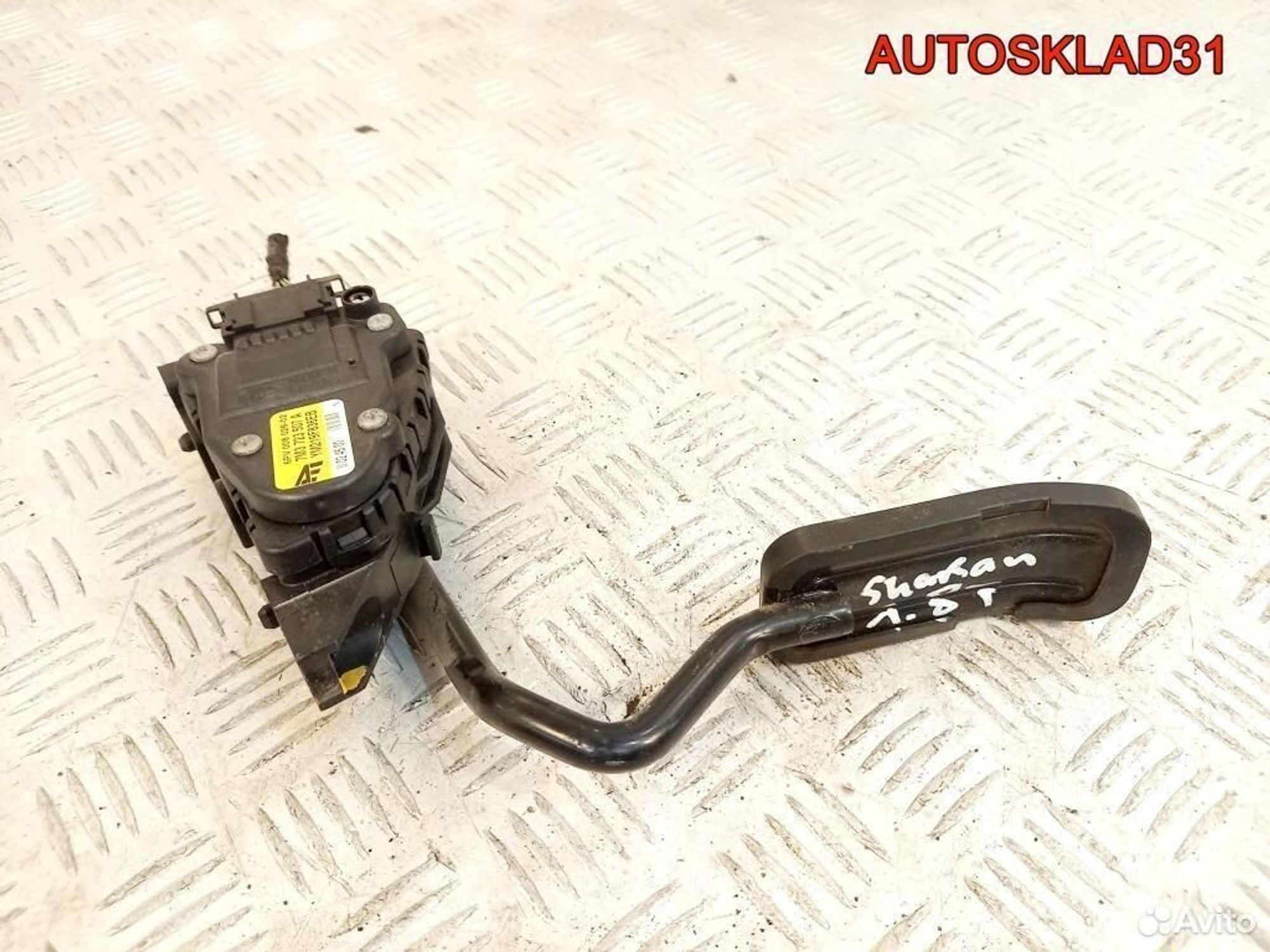 Педаль газа Volkswagen Sharan 1.8 AWC 7M3723507A, 2100 рублей, Дубовое