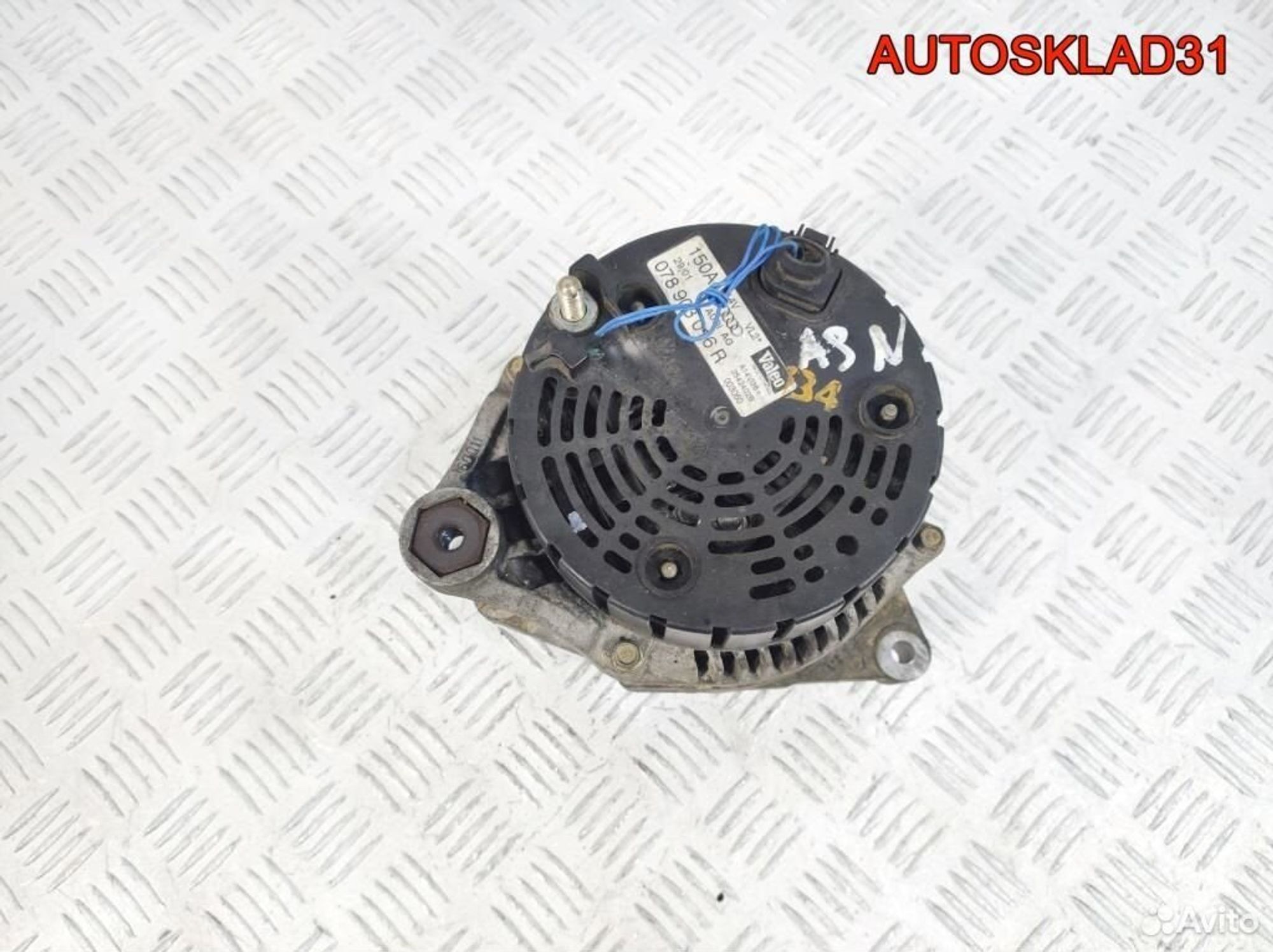 Генератор 150A Audi A6 C5 3,0 ASN 078903016R Бензин, 7200 рублей, Дубовое
