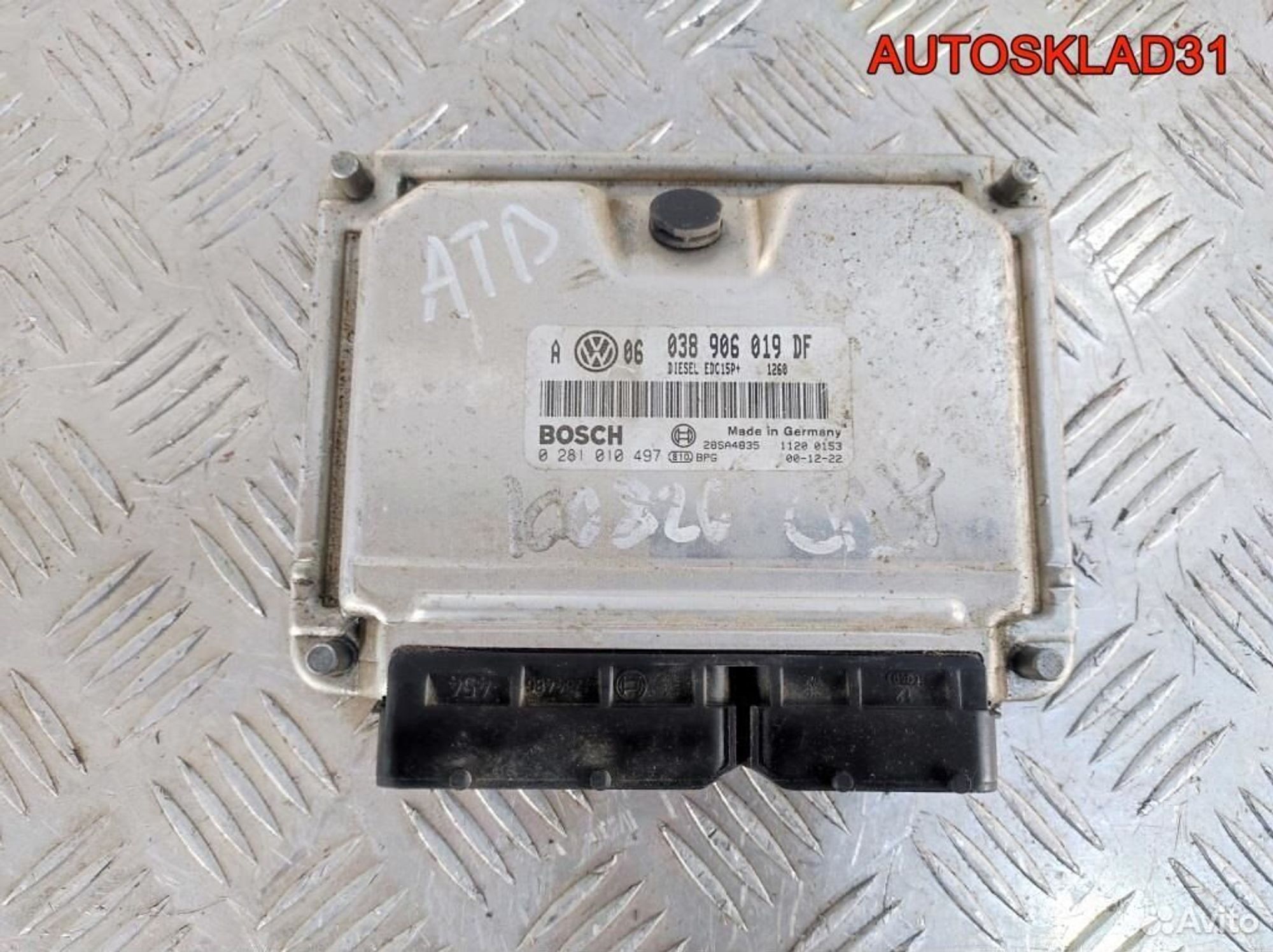 Блок ЭБУ VW Golf 4 1,9 ATD Дизель 038906019DF, 2000 рублей, Дубовое