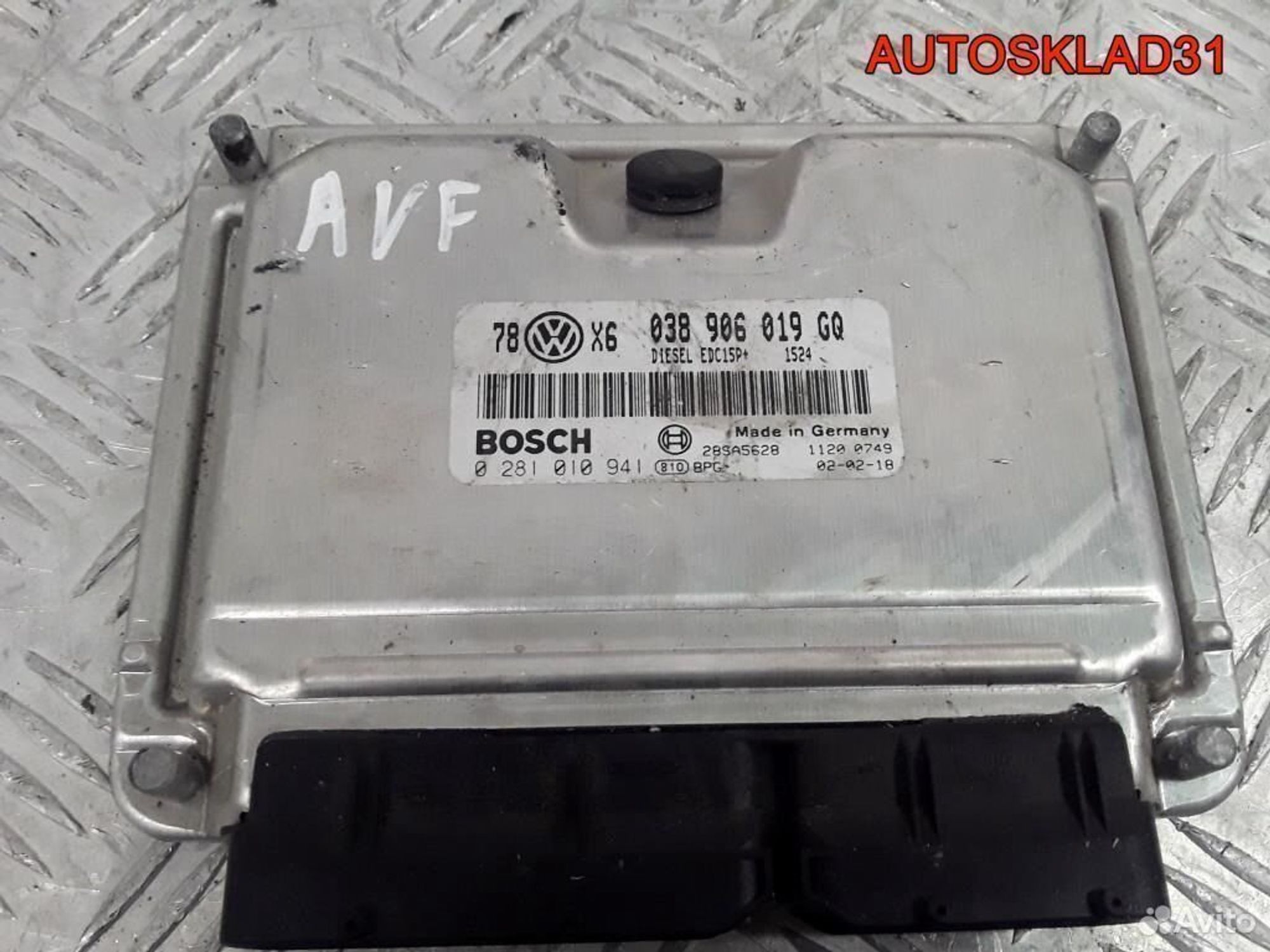 Эбу Volkswagen Passat B5+ 1,9 AVF 038906019GQ, 2900 рублей, Дубовое