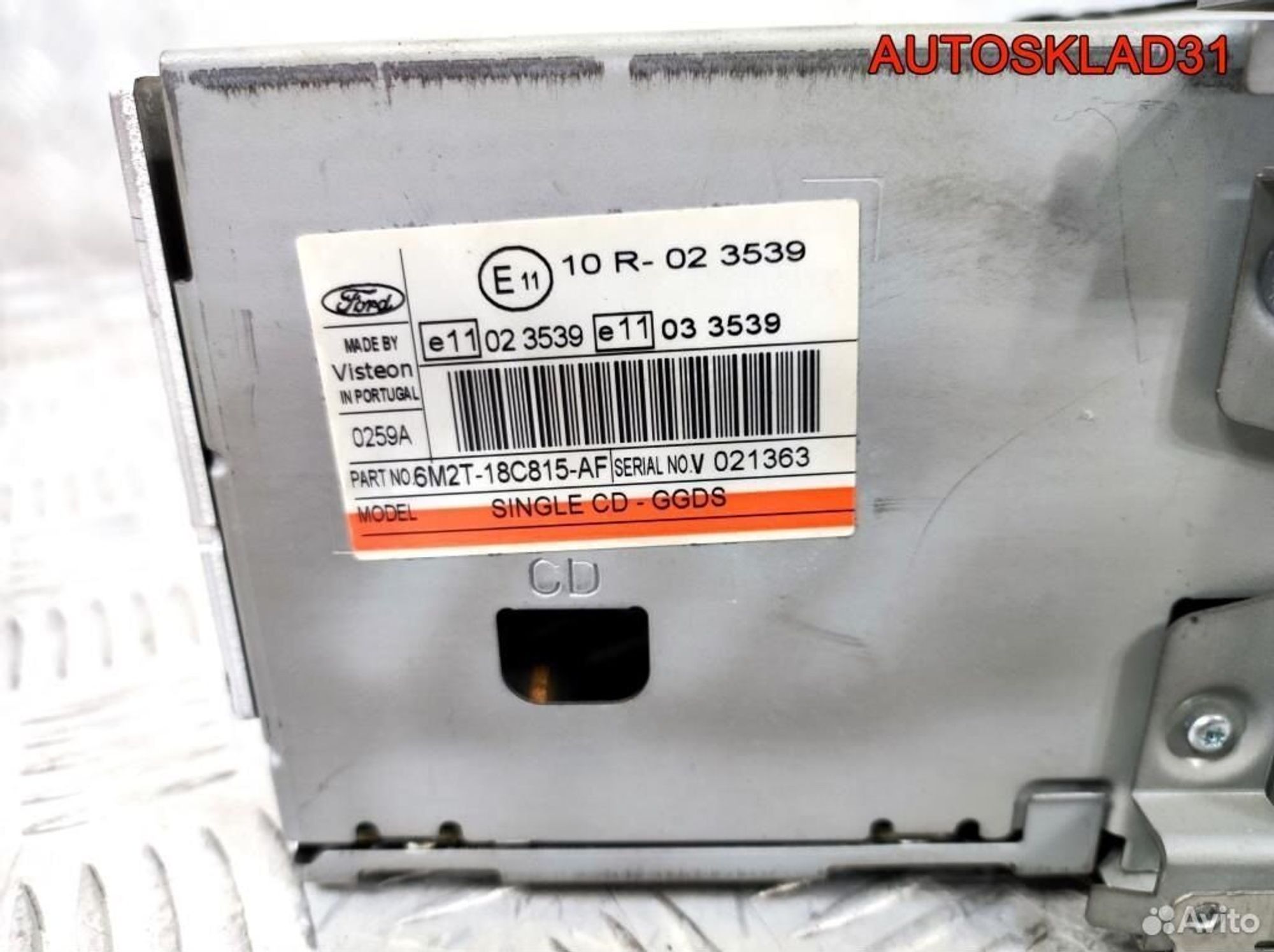 Магнитола Ford S-MAX 6M2T18C815AF, 2700 рублей, Дубовое