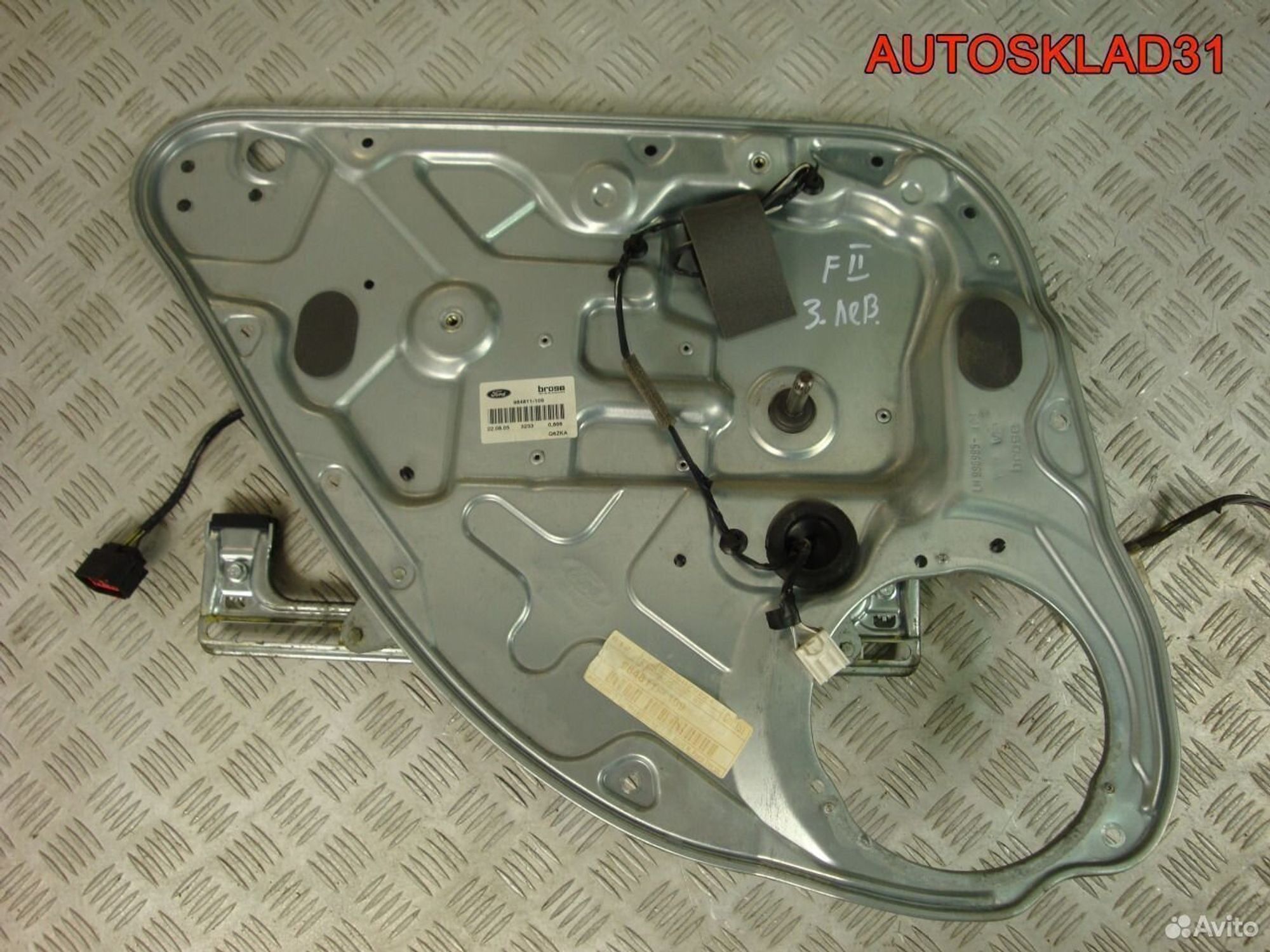 Стеклоподъемник задний левый механ. Ford Focus 2, 1200 рублей, Дубовое