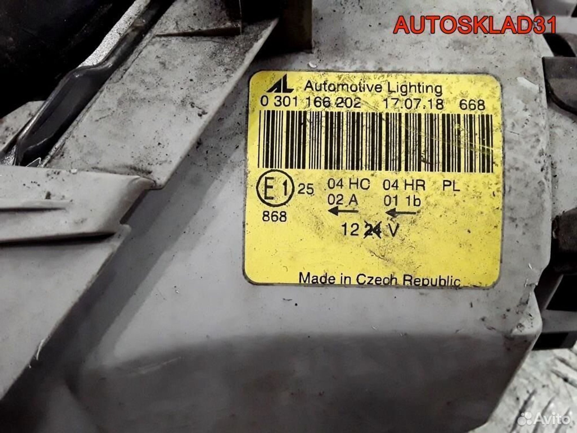 Фара правая Mercedes Benz W203 0301166202, 3200 рублей, Дубовое