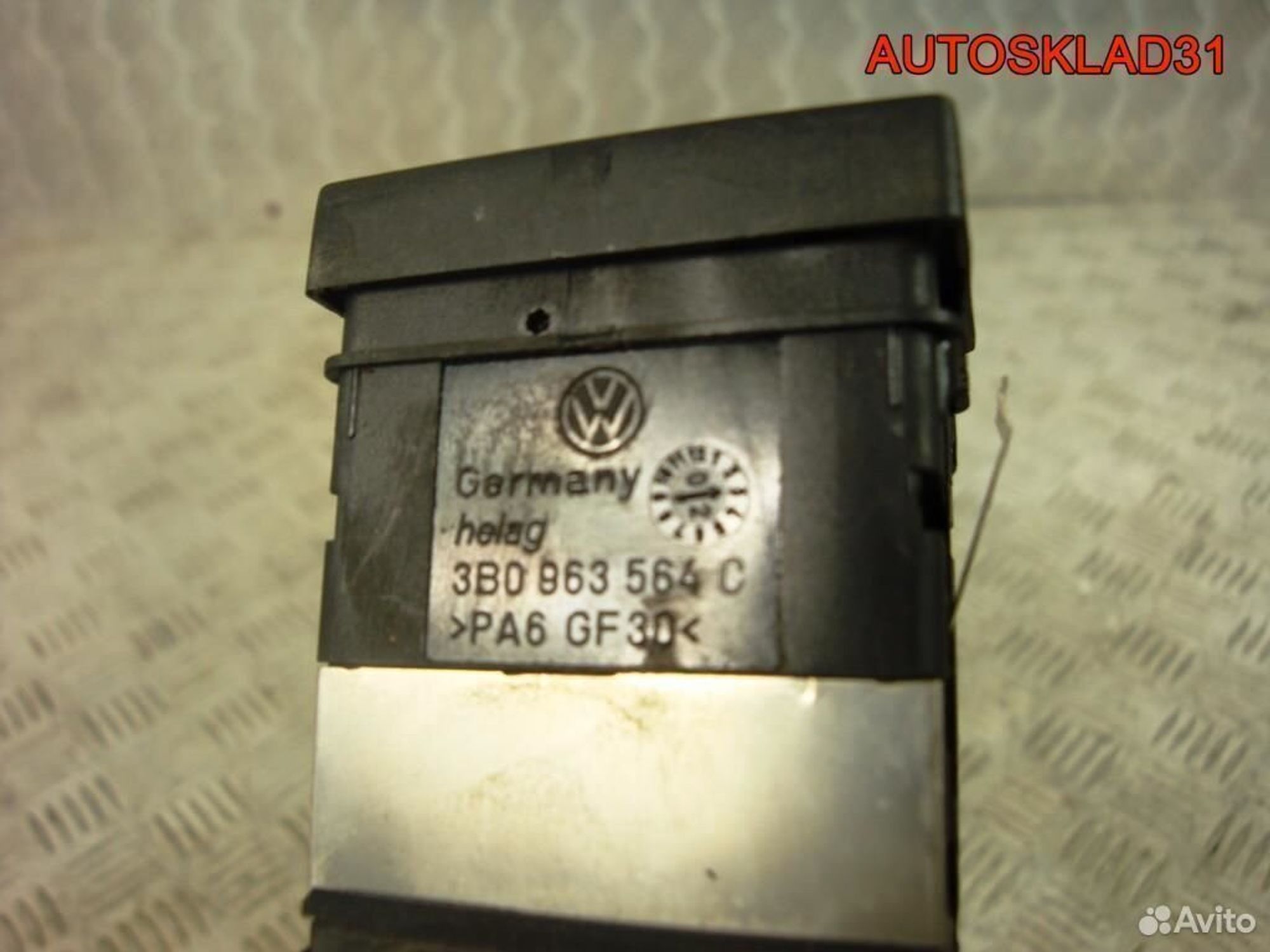 Кнопка обогрева сидений VW Passat B5 3B0963564C, 600 рублей, Дубовое