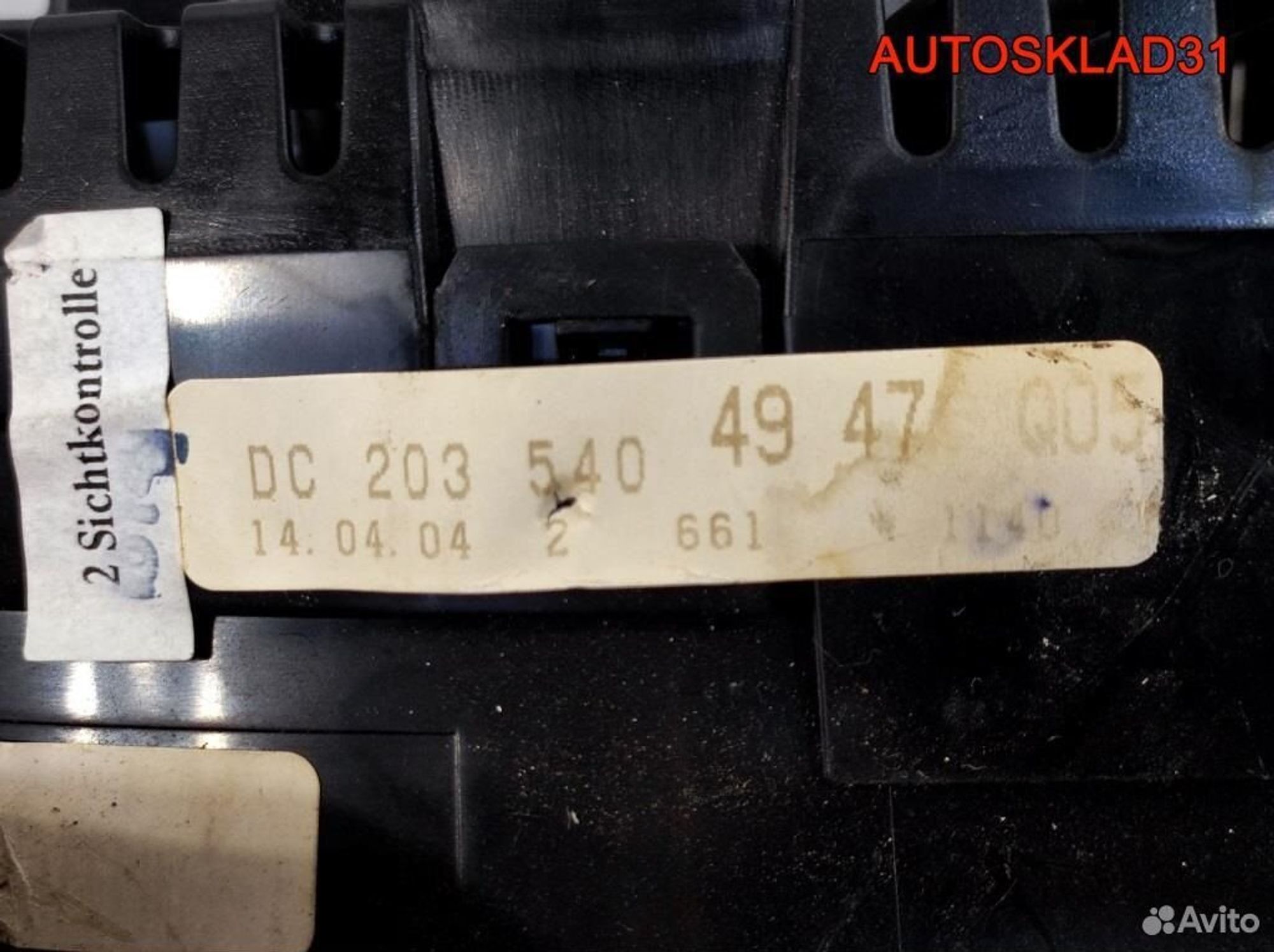 Панель приборов Mercedes W203 A2035404947 Дизель, 9200 рублей, Дубовое