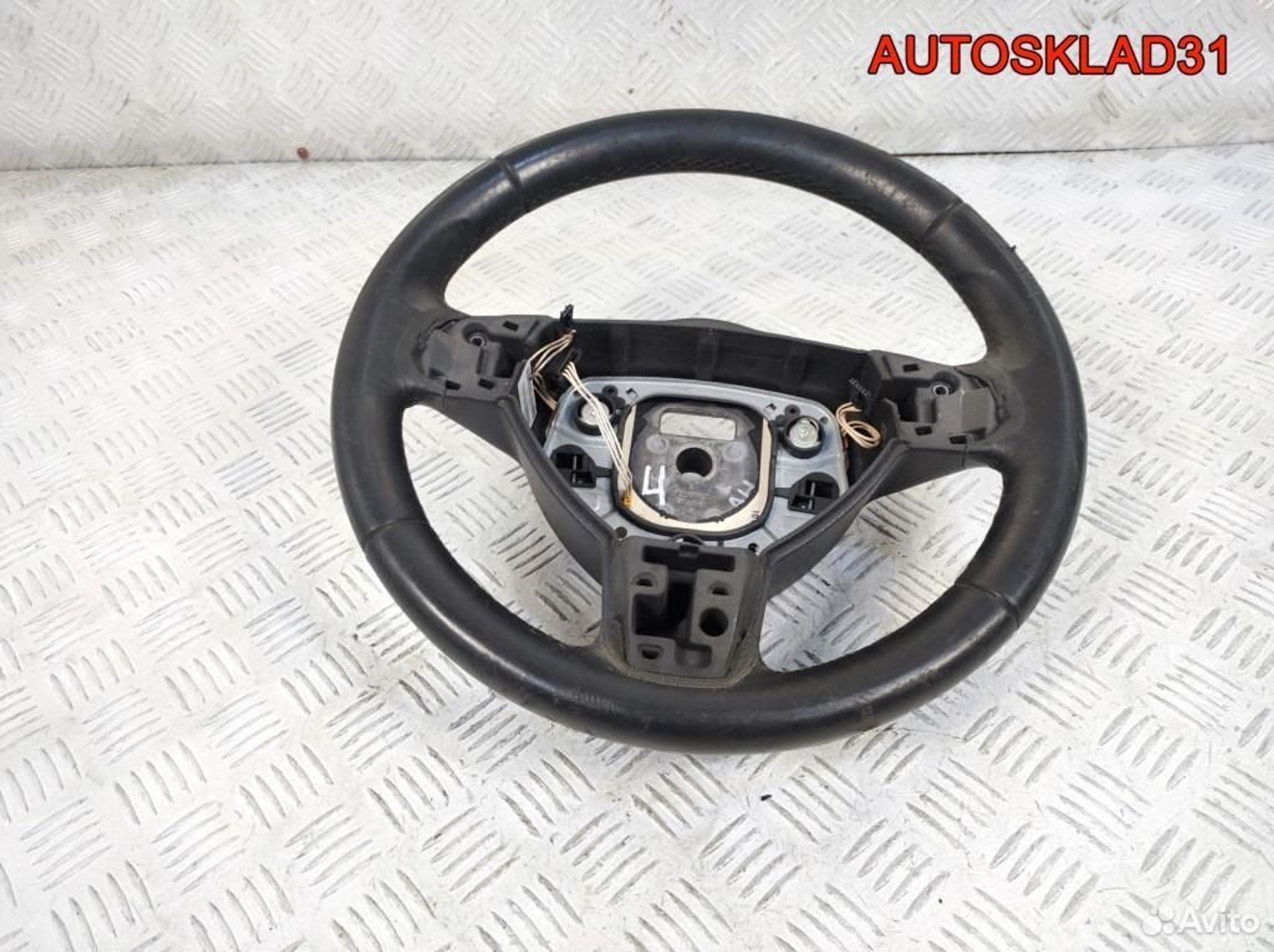 Рулевое колесо кожа Opel Astra H 24454499, 3600 рублей, Дубовое