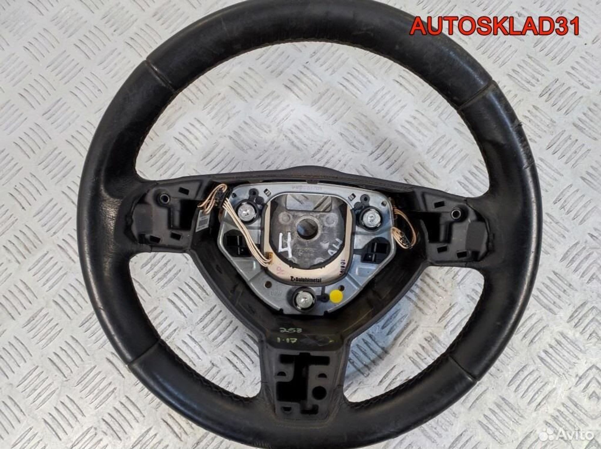 Рулевое колесо кожа Opel Astra H 24454499, 3600 рублей, Дубовое