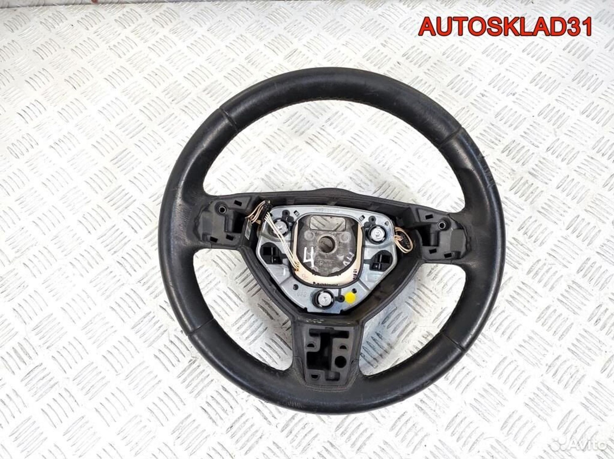 Рулевое колесо кожа Opel Astra H 24454499, 3600 рублей, Дубовое
