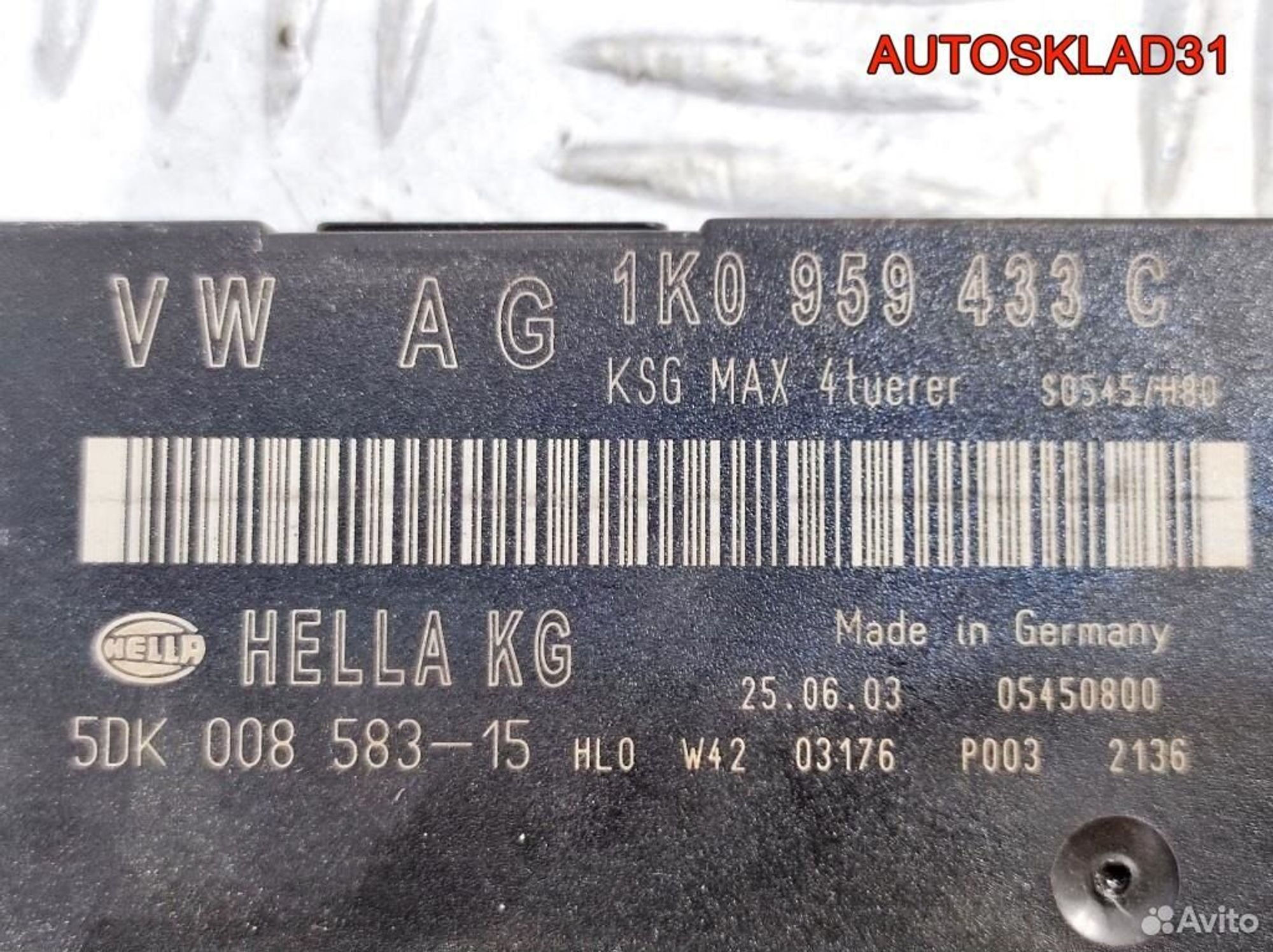 Блок комфорта Volkswagen Golf 5 1K0959433C, 1700 рублей, Дубовое