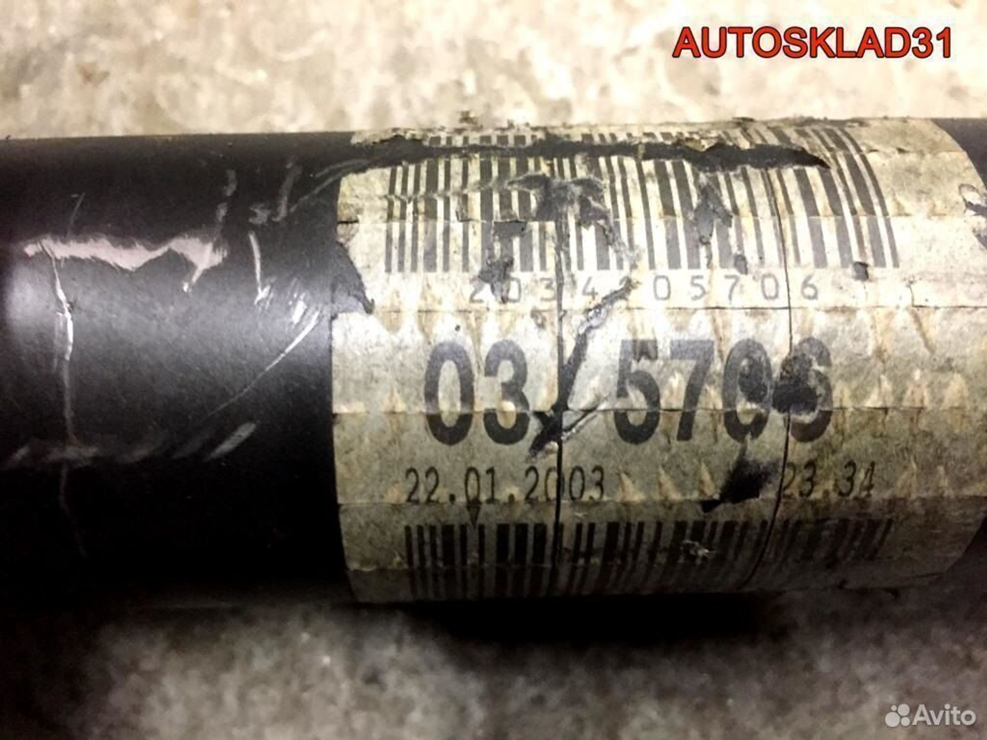 Вал карданный Mercedes Benz W203 2034105706, 5200 рублей, Дубовое